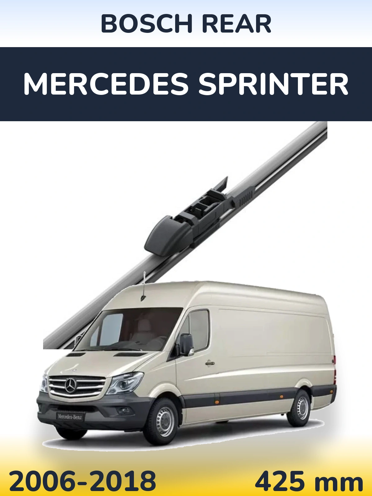 Rear wiper blade BOSCH Rear 425 mm for Mercedes Sprinter 2006-2018