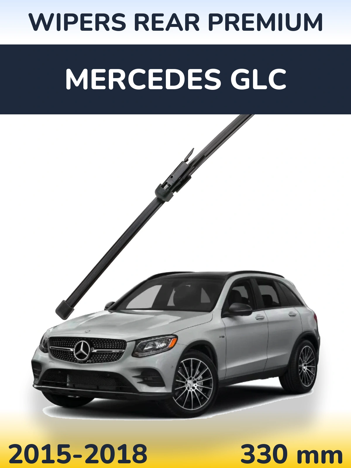 Rear wiper blade WIPERS REAR PREMIUM 330 mm for Mercedes GLC 2015-2018