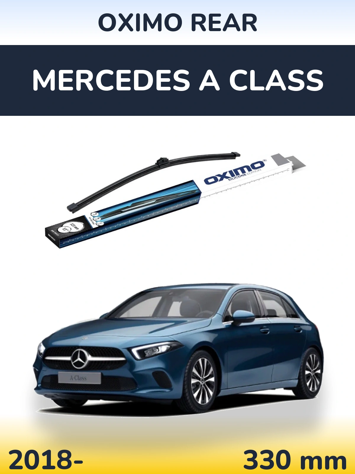 Rear wiper blade Oximo Rear 325 mm for Mercedes A Class 2018-2026