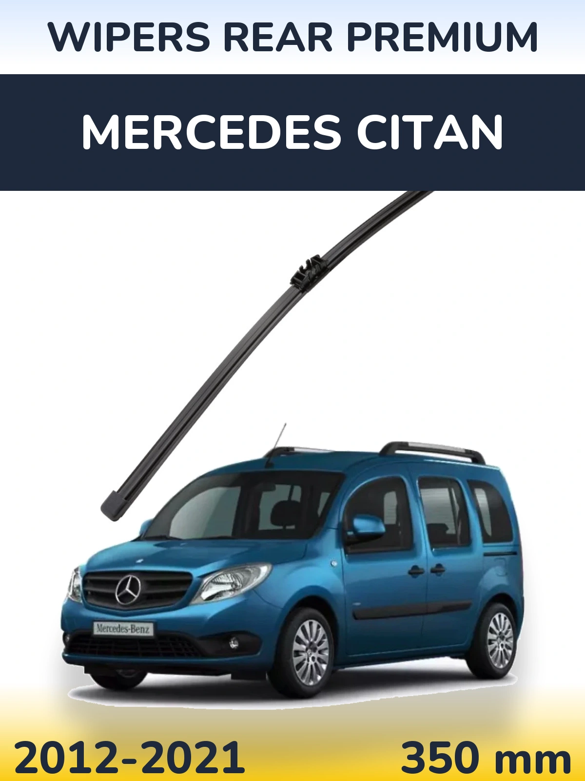Rear wiper blade WIPERS REAR PREMIUM 350 mm for Mercedes Citan 2012-2021
