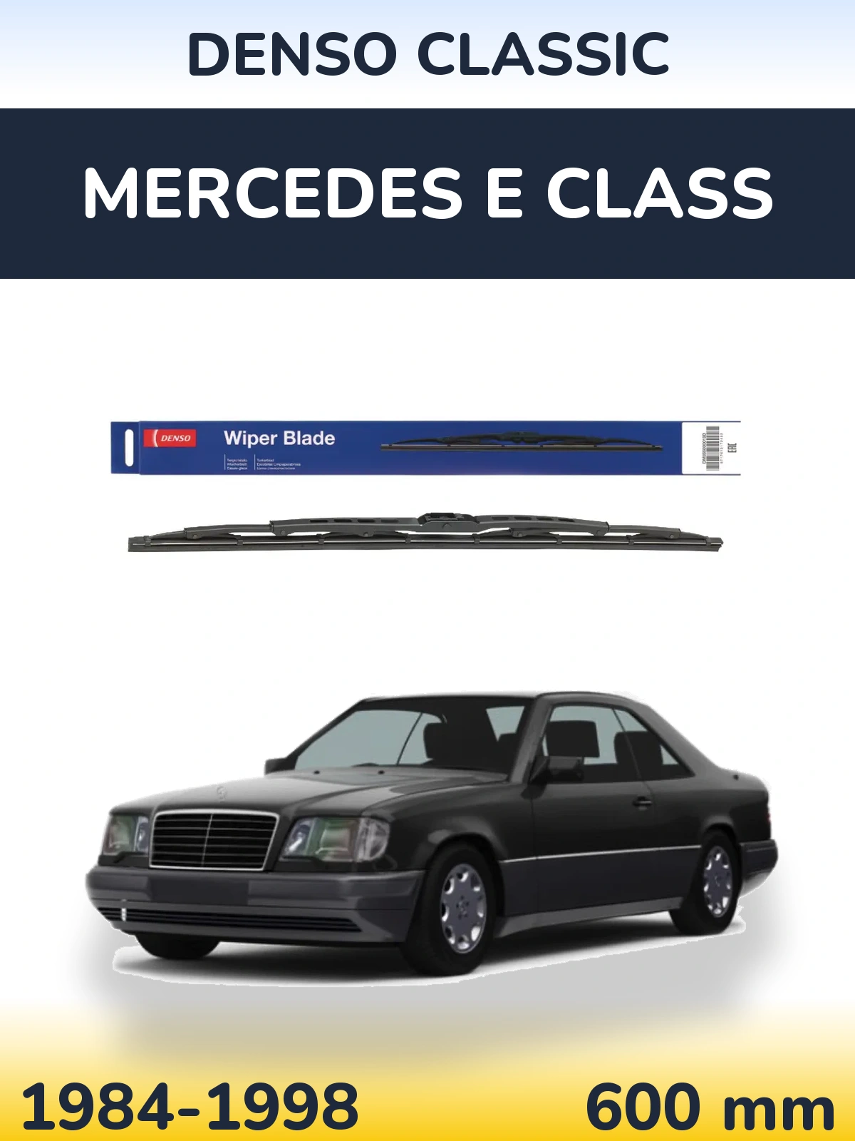 Передня щітка Denso Classic 600 мм для Mercedes E Class 1984-1998