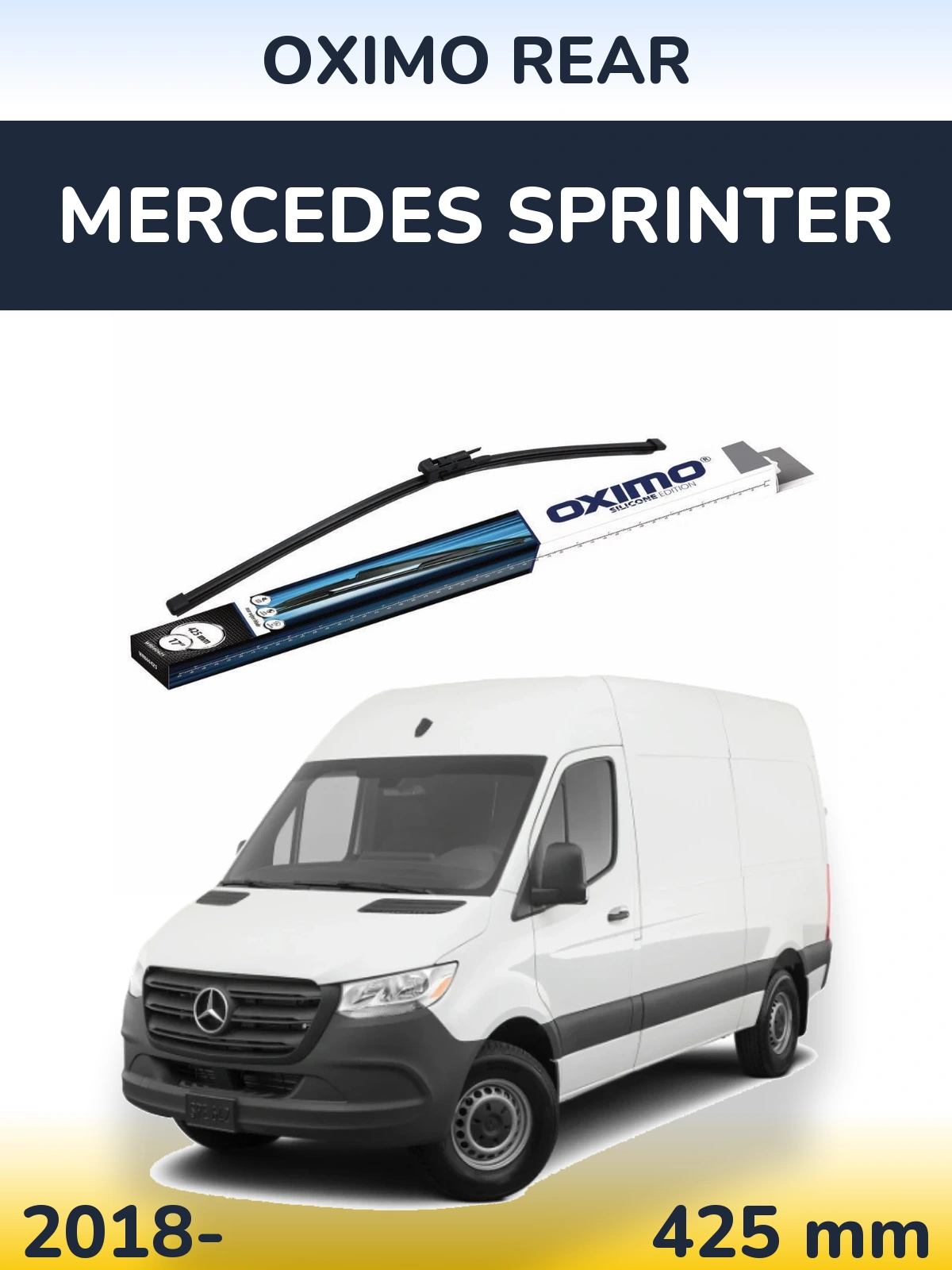 Задня щітка Oximo Rear 425 мм для Mercedes Sprinter 2018-2026