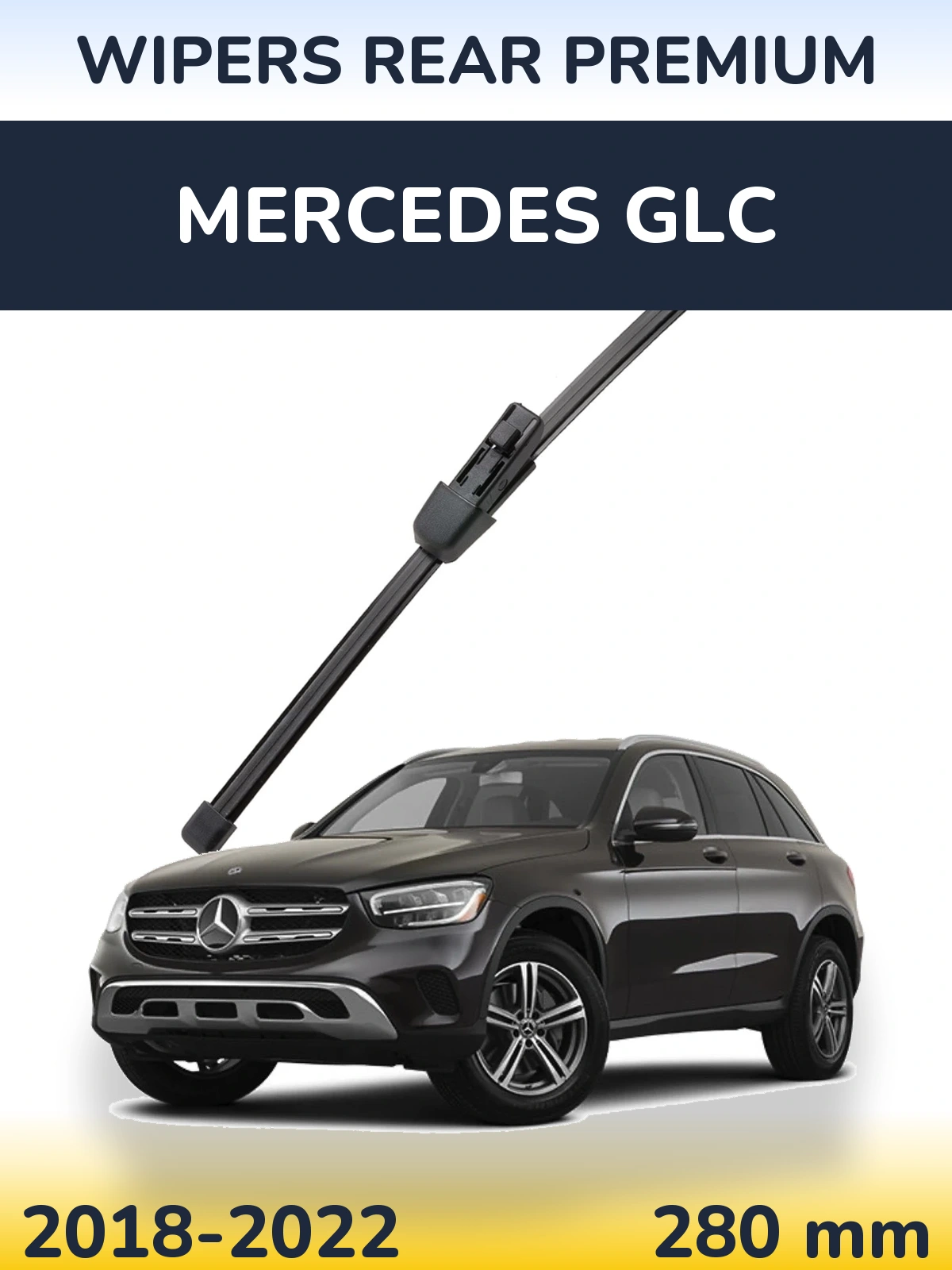 Rear wiper blade WIPERS REAR PREMIUM 280 mm for Mercedes GLC 2018-2022