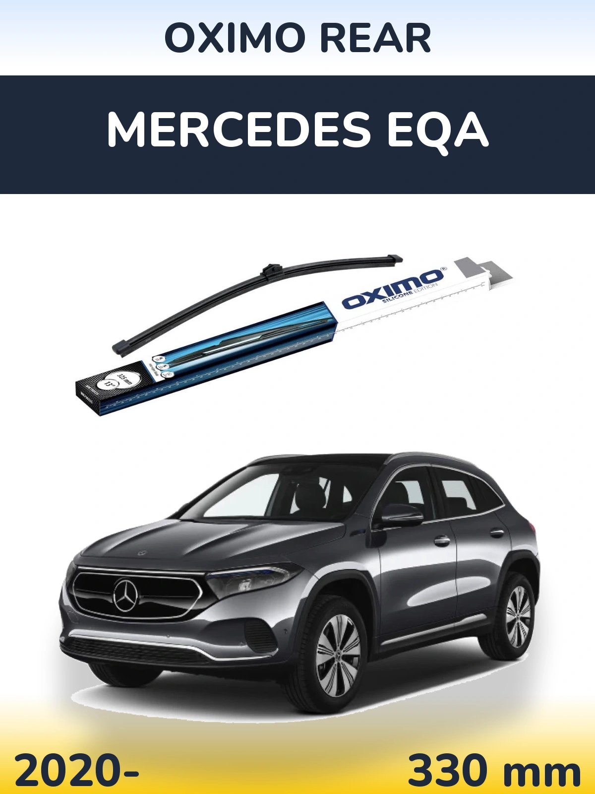 Rear wiper blade Oximo Rear 325 mm for Mercedes EQA 2020-2026