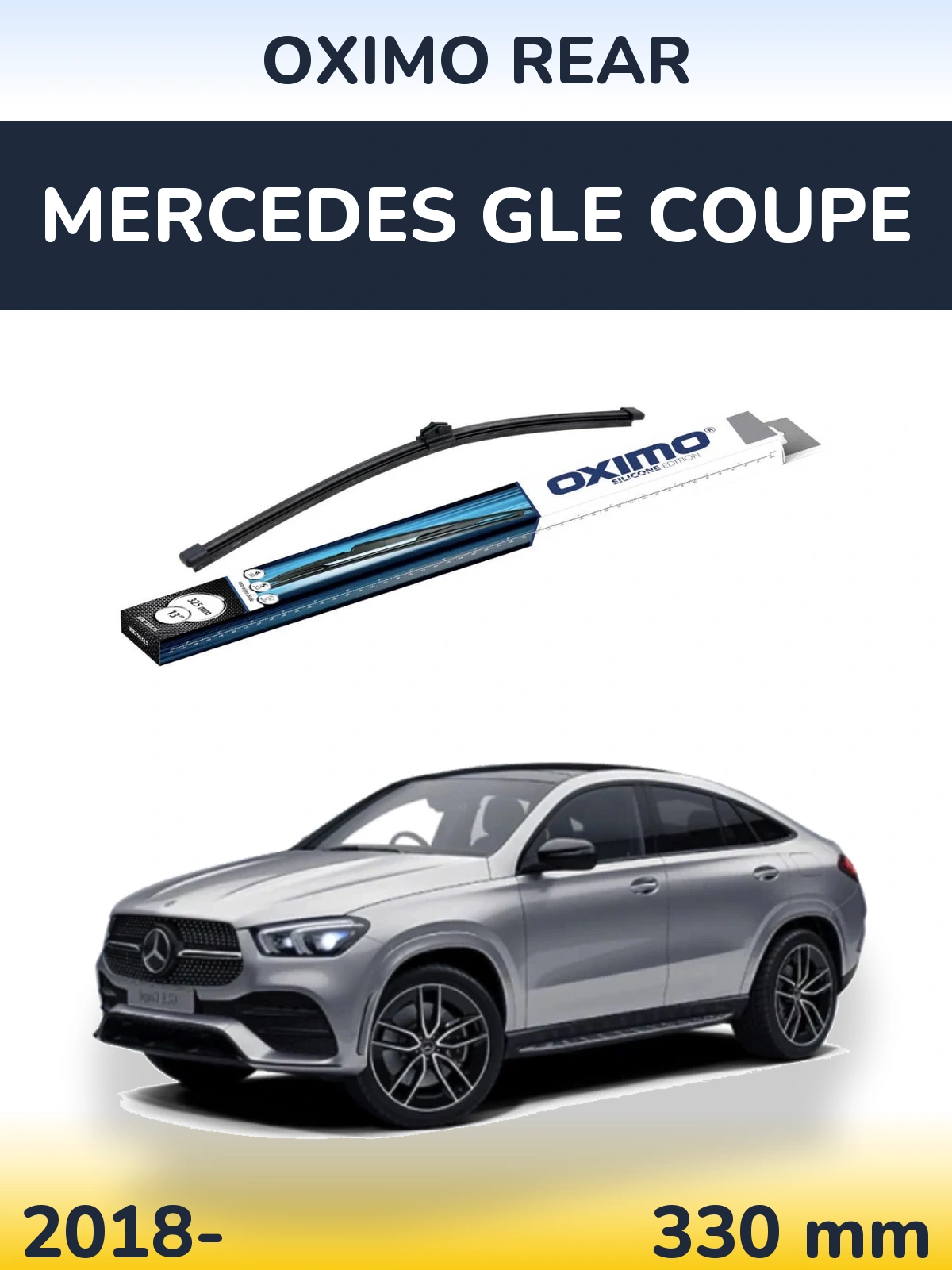 Rear wiper blade Oximo Rear 325 mm for Mercedes GLE Coupe 2018-2026