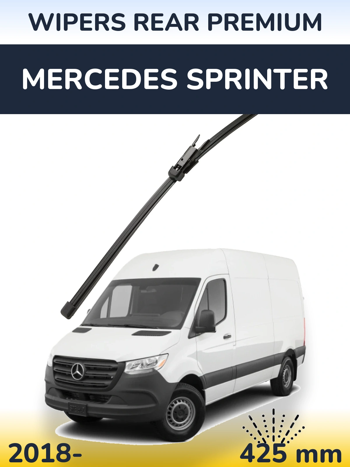Задня щітка WIPERS REAR PREMIUM 425 мм для Mercedes Sprinter 2018-2026