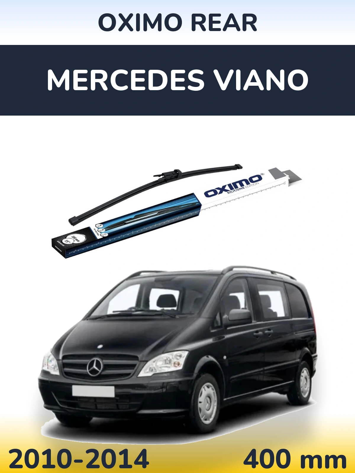 Rear wiper blade Oximo Rear 380 mm for Mercedes Viano 2010-2014