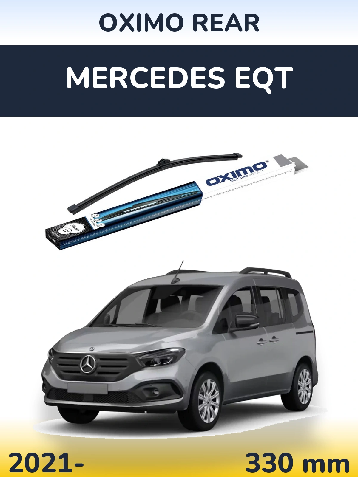 Rear wiper blade Oximo Rear 325 mm for Mercedes EQT 2021-2026