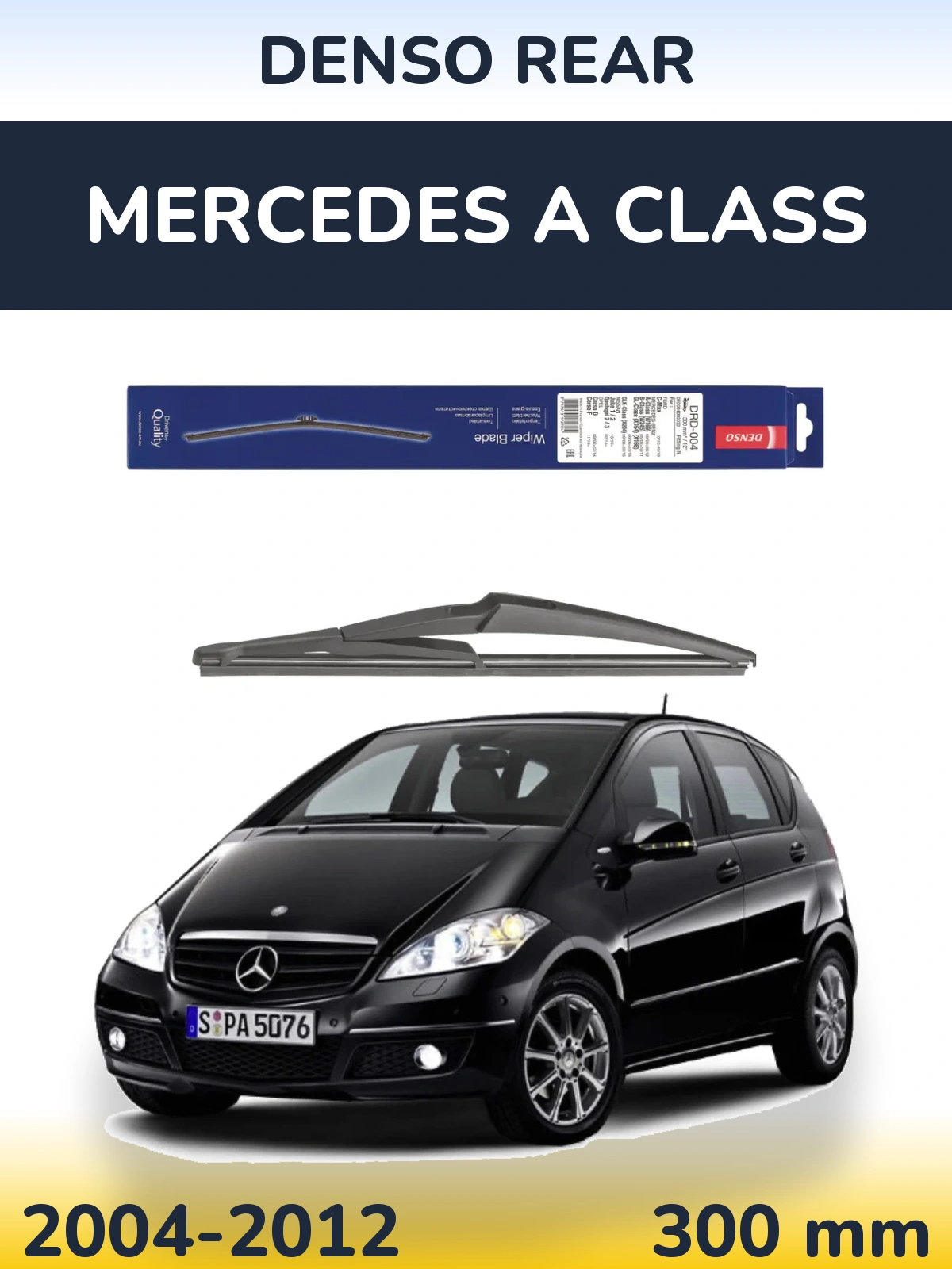 Rear wiper blade Denso Rear 300 mm for Mercedes A Class 2004-2012