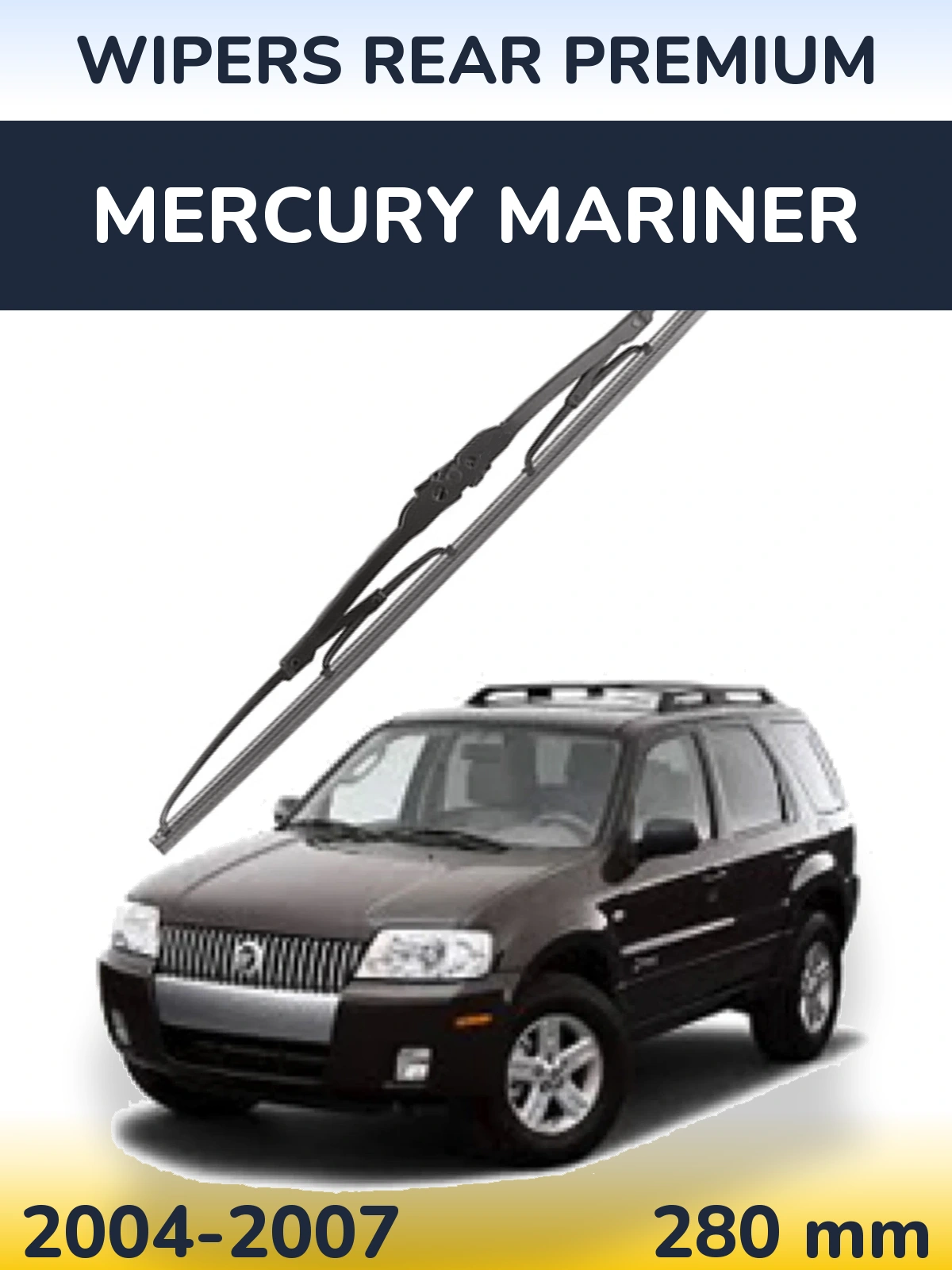 Rear wiper blade WIPERS REAR PREMIUM 280 mm for Mercury Mariner 2004-2007