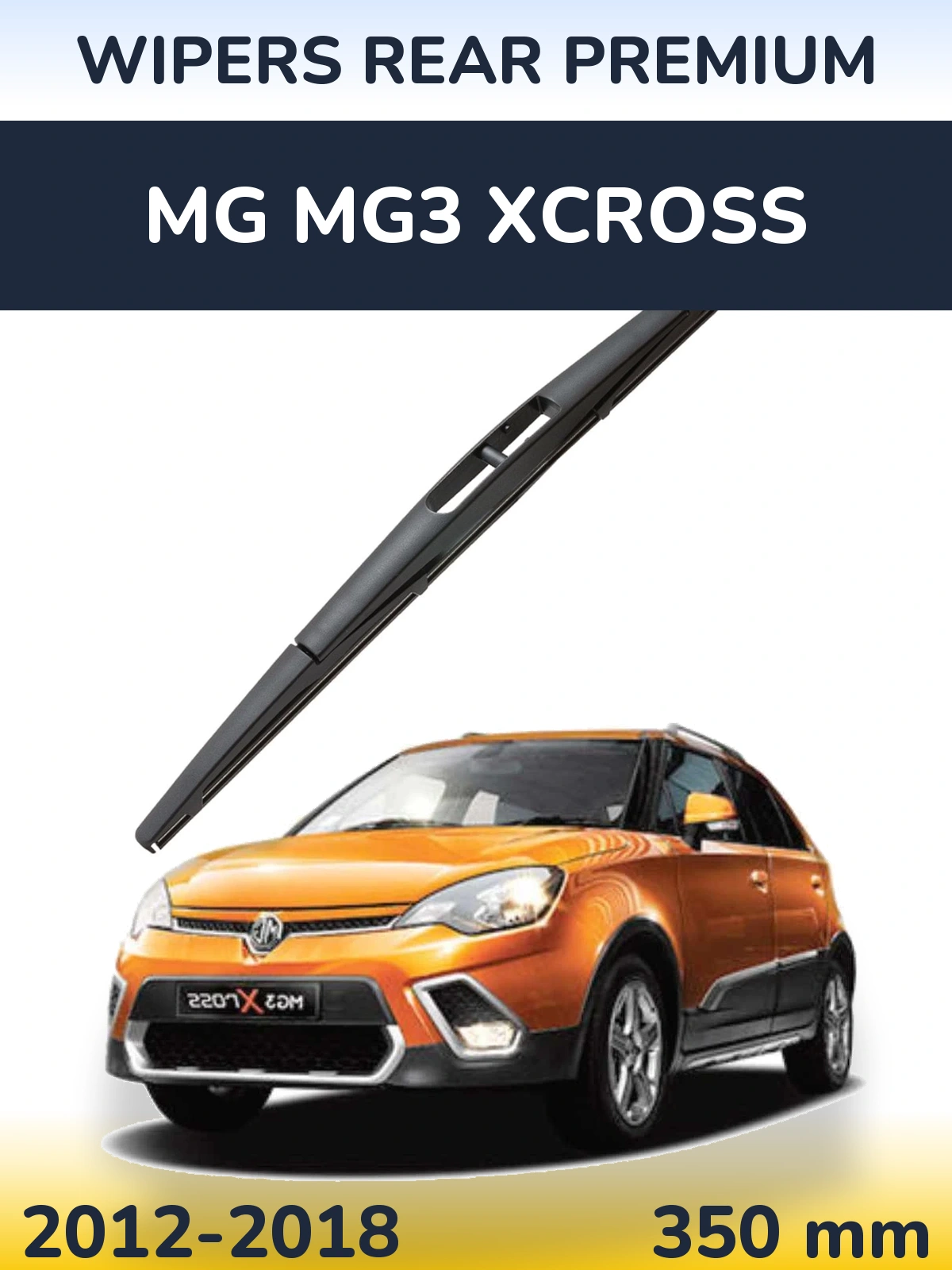 Rear wiper blade WIPERS REAR PREMIUM 350 mm for MG MG3 Xcross 2012-2018