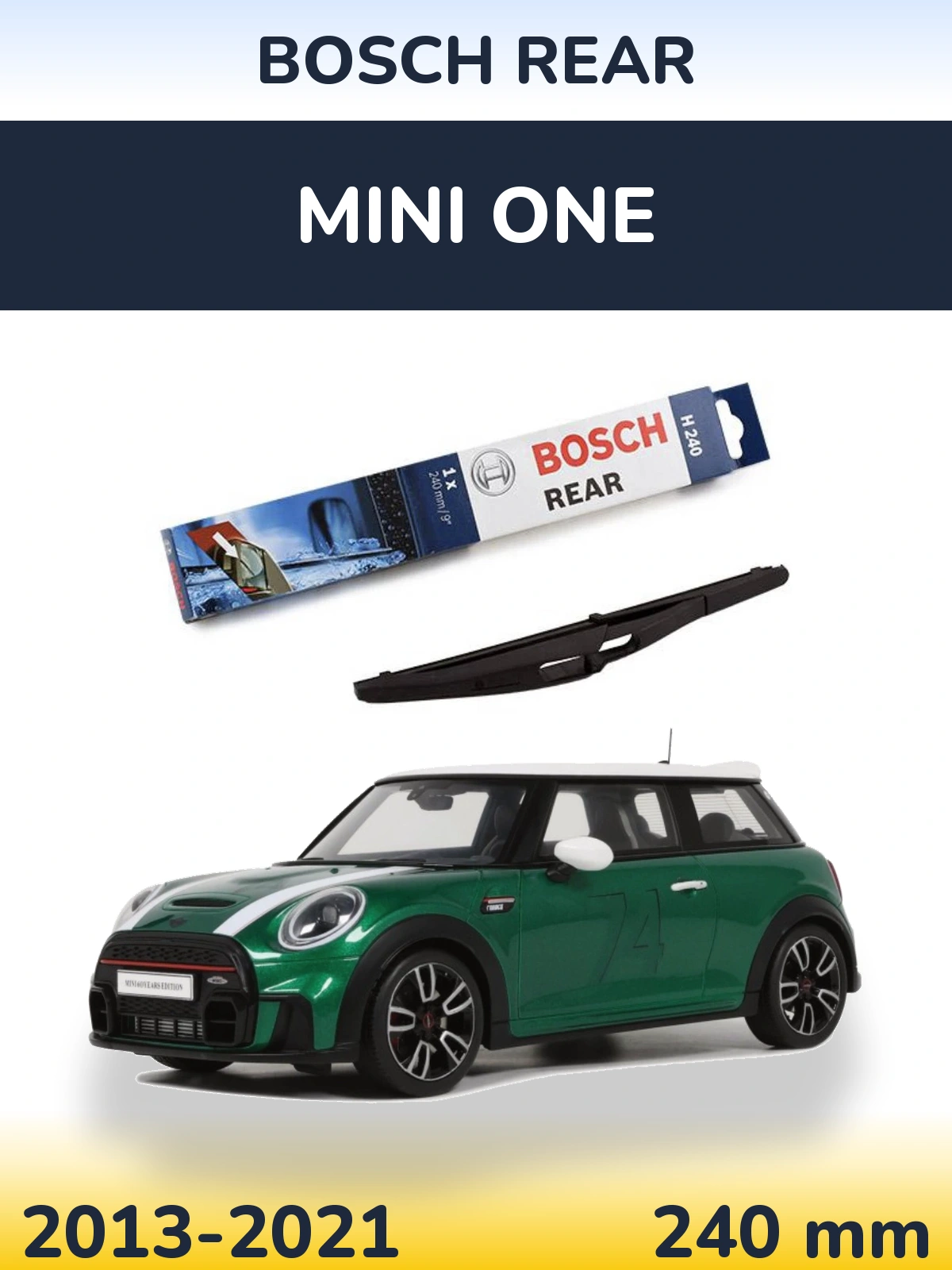 Задний дворник BOSCH Rear 240 мм для MINI One 2013-2021