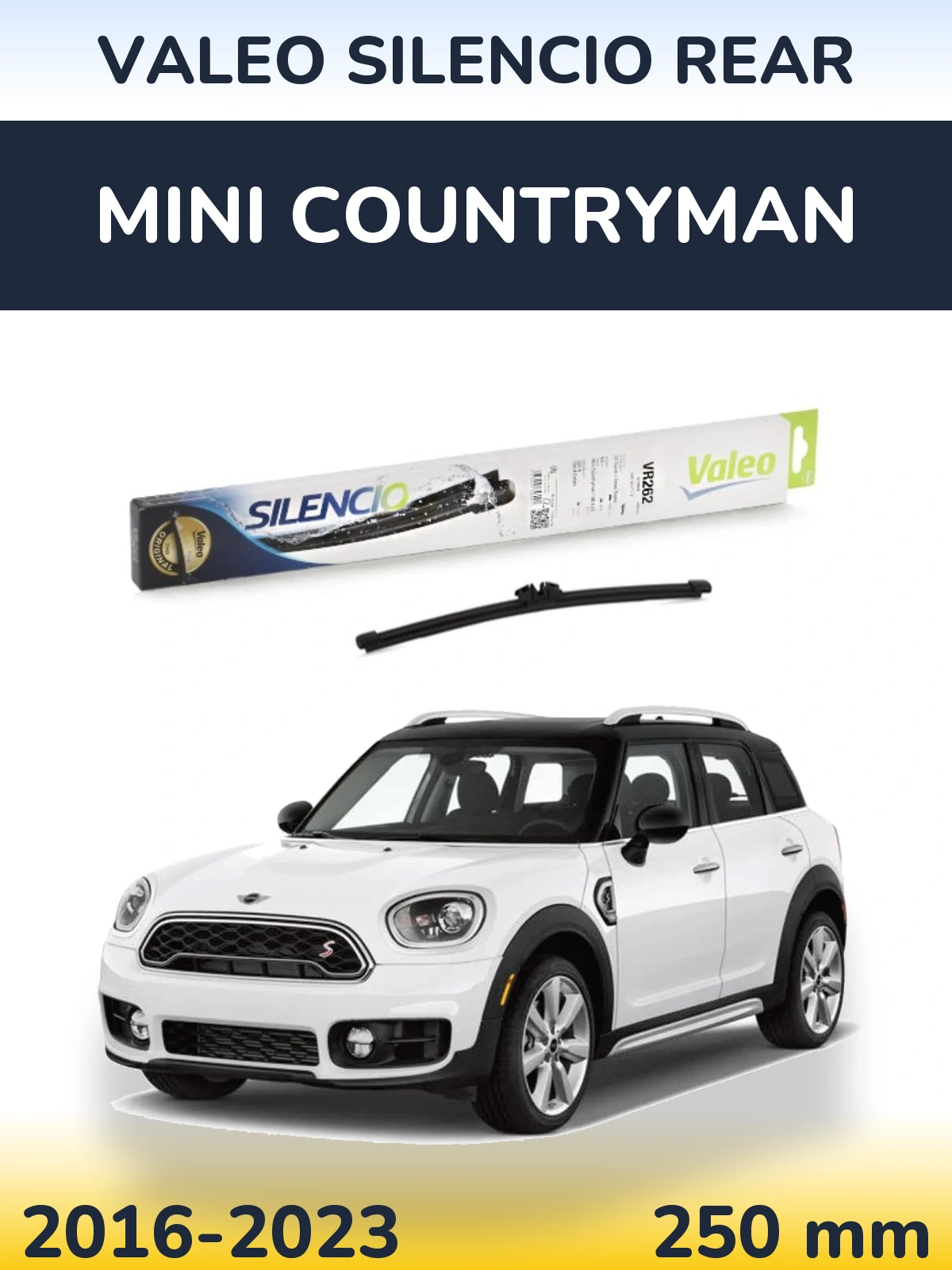 Задний дворник Valeo Silencio Rear 240 мм для MINI Countryman 2016-2023