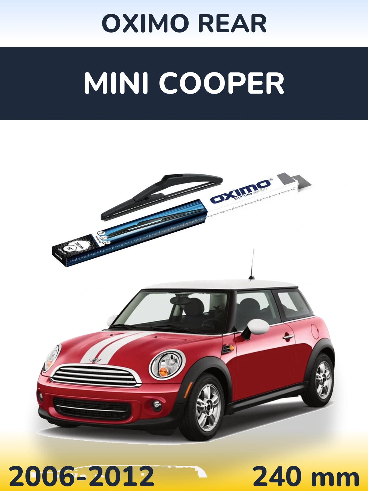 Задний дворник Oximo Rear 250 мм для MINI Cooper 2006-2012