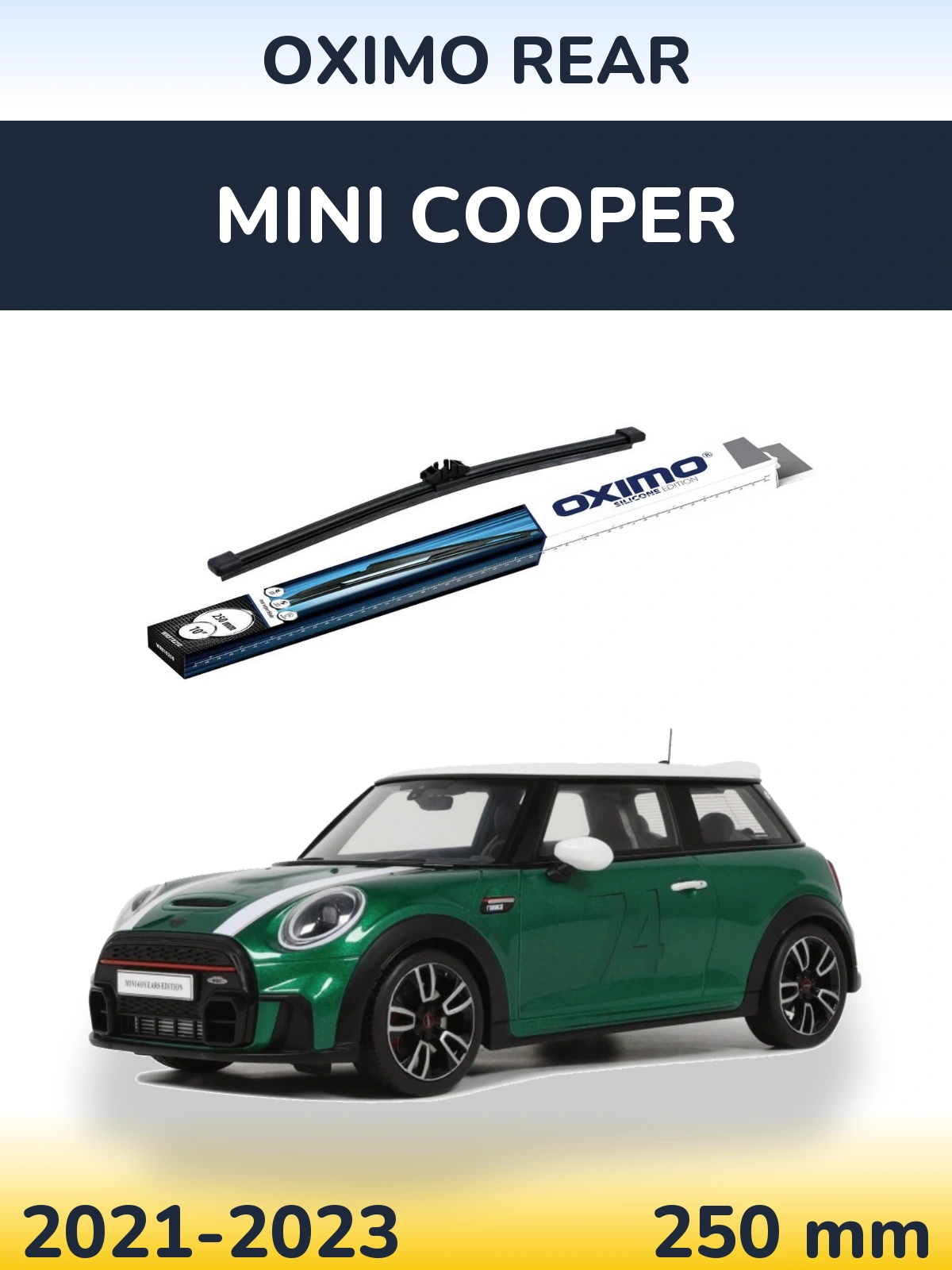 Rear wiper blade Oximo Rear 250 mm for MINI Cooper 2021-2023