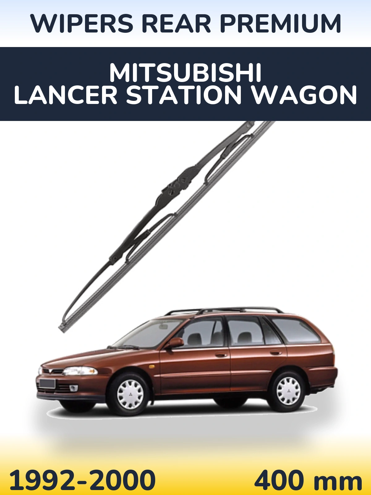 Задний дворник WIPERS REAR PREMIUM 400 мм для Mitsubishi Lancer Station Wagon 1992-2000