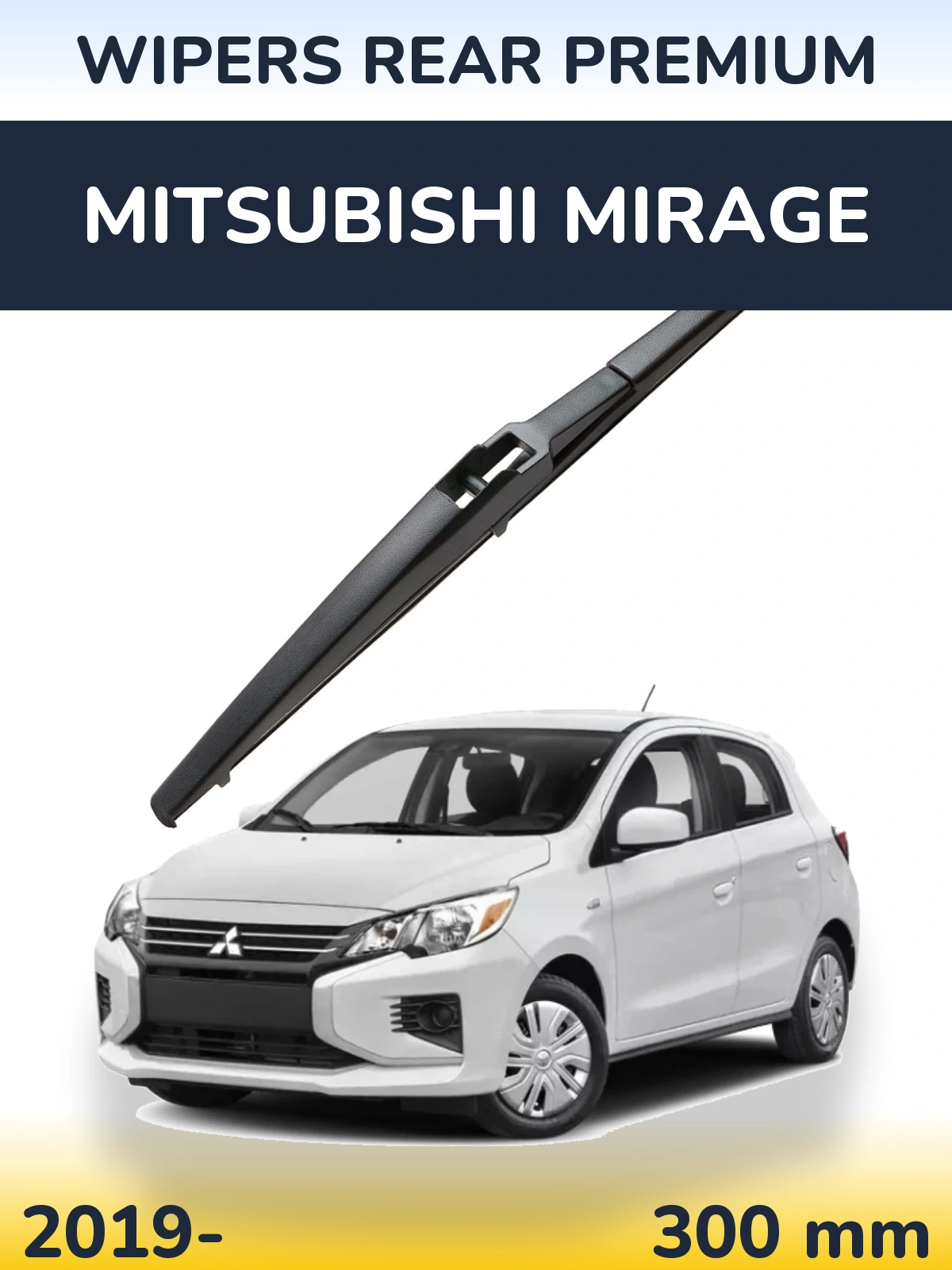 Rear wiper blade WIPERS REAR PREMIUM 300 mm for Mitsubishi Mirage 2019-2026