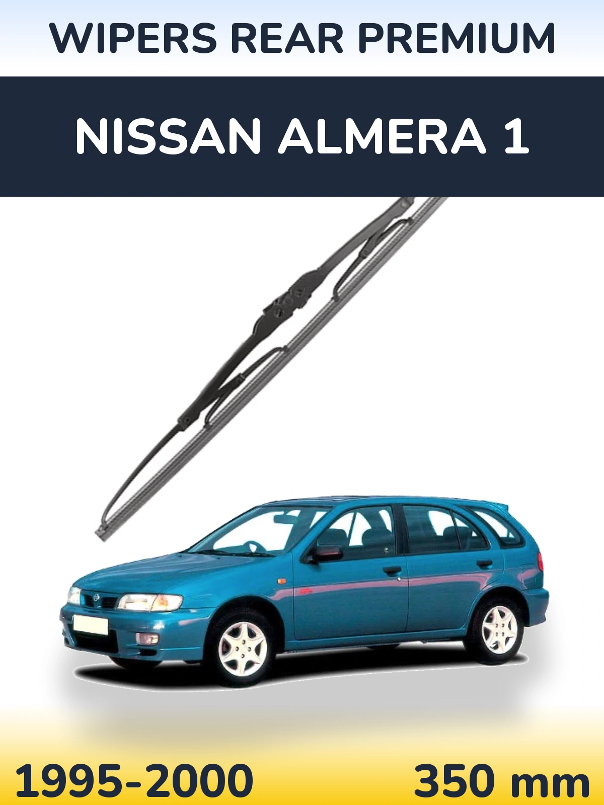 Rear wiper blade WIPERS REAR PREMIUM 350 mm for Nissan Almera 1 1995-2000