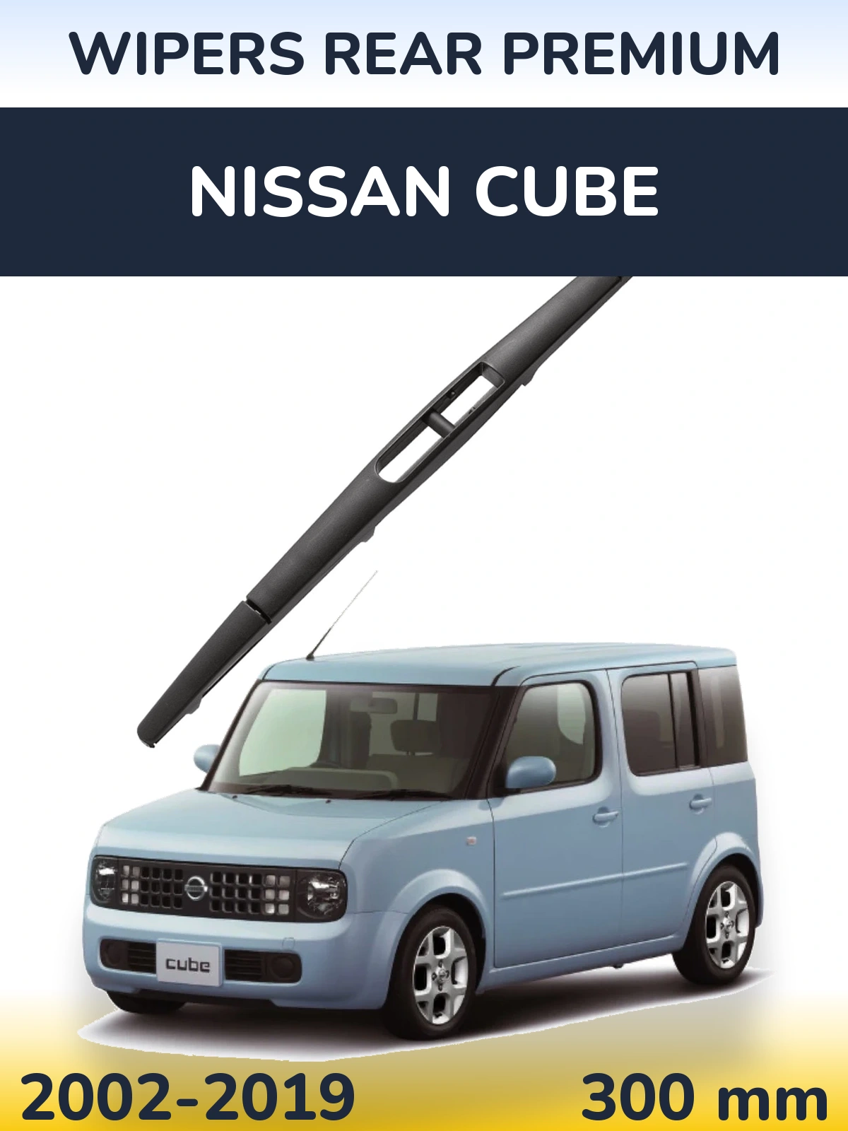 Rear wiper blade WIPERS REAR PREMIUM 300 mm for Nissan Cube 2002-2019