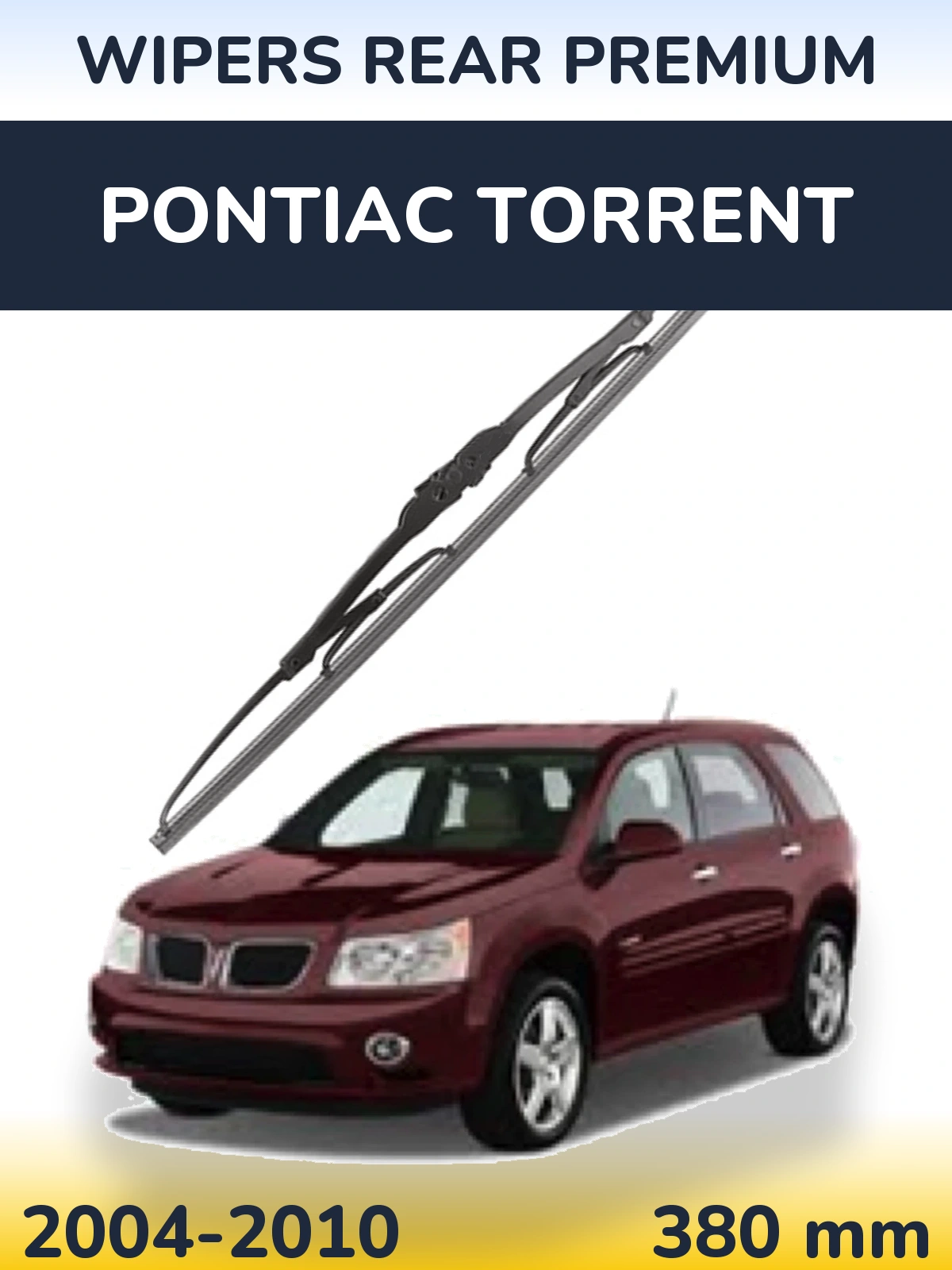 Задний дворник WIPERS REAR PREMIUM 380 мм для Pontiac Torrent 2004-2010
