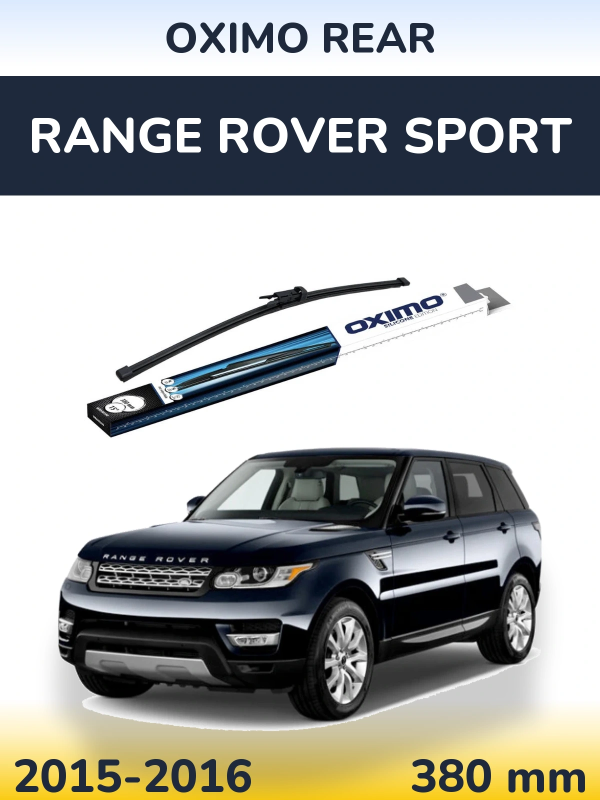 Rear wiper blade Oximo Rear 380 mm for Range Rover Sport 2015-2016