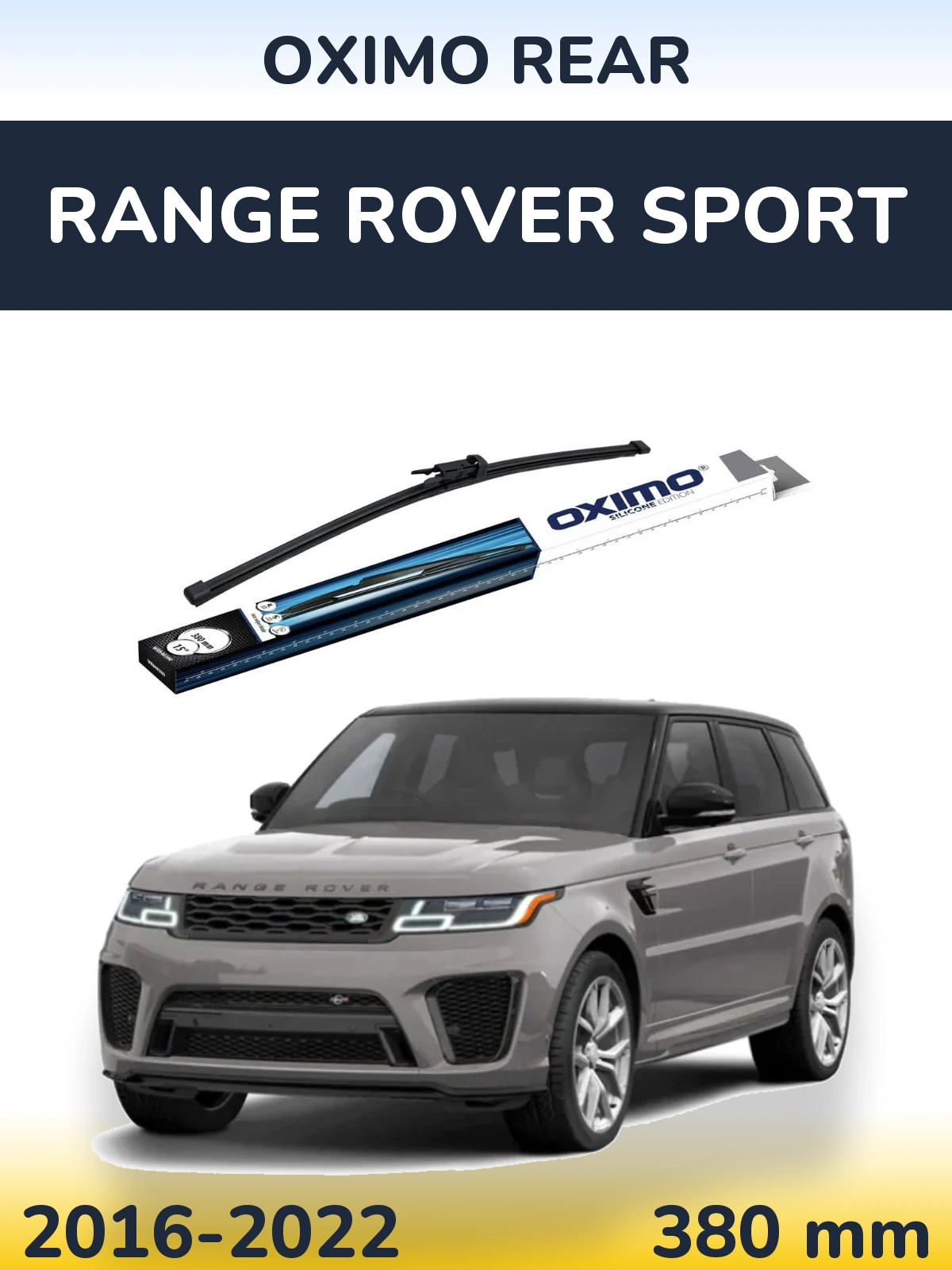 Rear wiper blade Oximo Rear 380 mm for Range Rover Sport 2016-2022