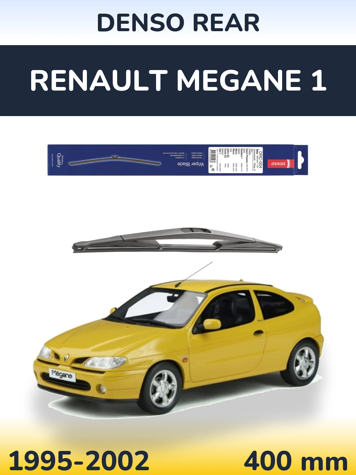 Задня щітка Denso Rear 400 мм для Renault Megane 1 1995-2002