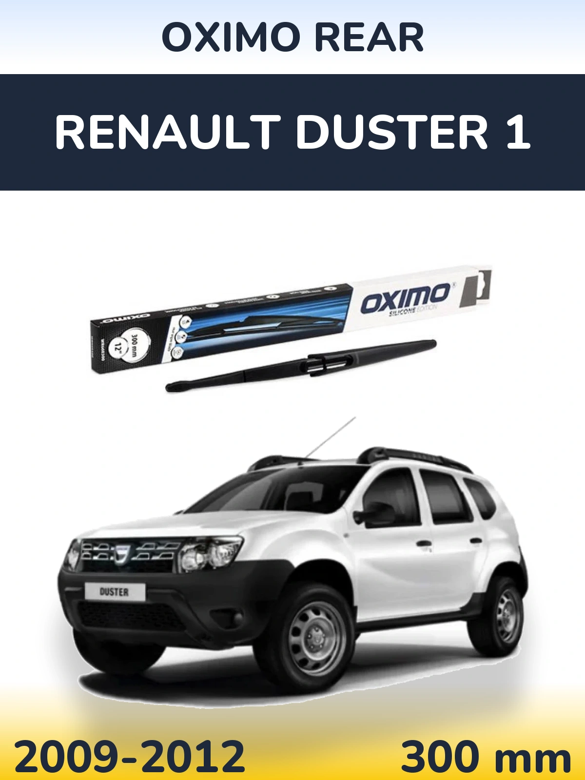 Rear wiper blade Oximo Rear 300 mm for Renault Duster 1 2009-2012