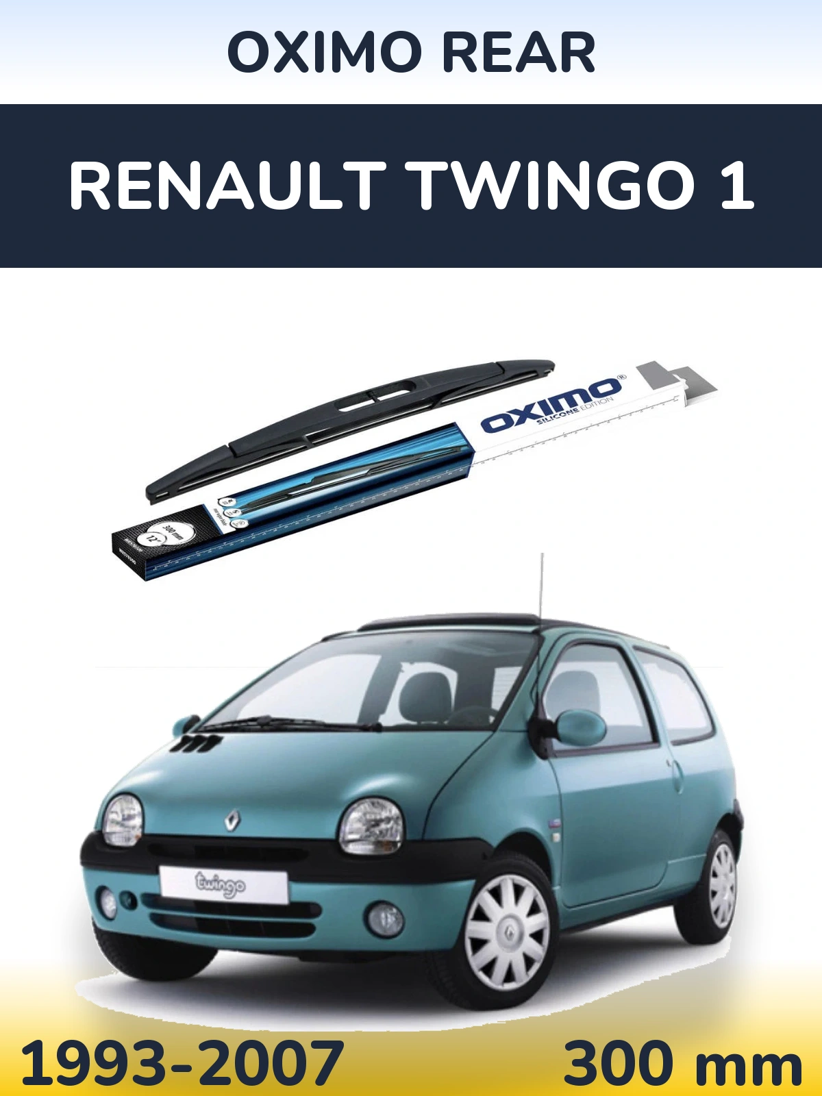 Rear wiper blade Oximo Rear 300 mm for Renault Twingo 1 1993-2007