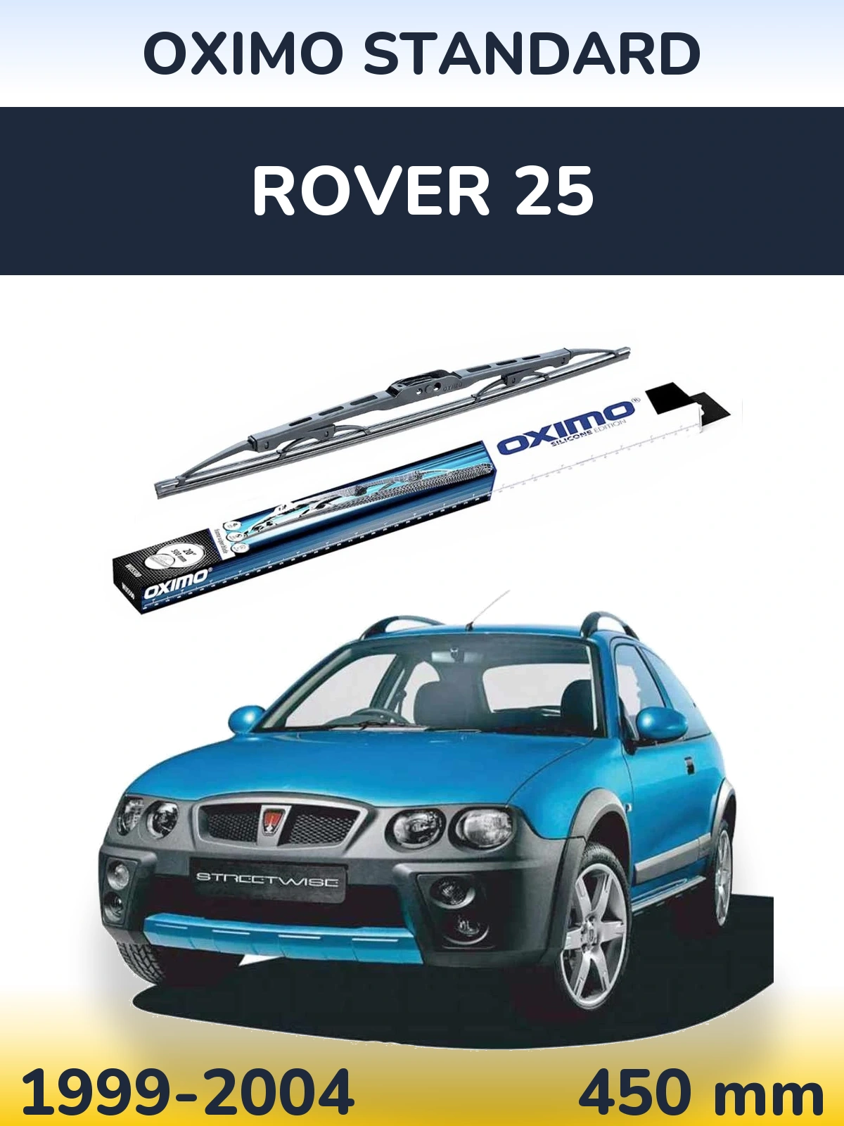Задний дворник Oximo Standard 450 мм для Rover 25 1999-2004
