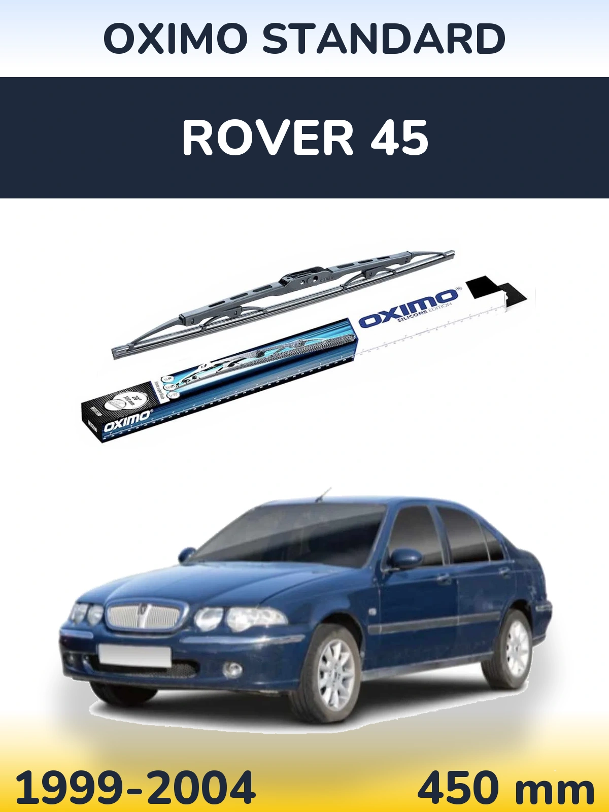 Rear wiper blade Oximo Standard 450 mm for Rover 45 1999-2004