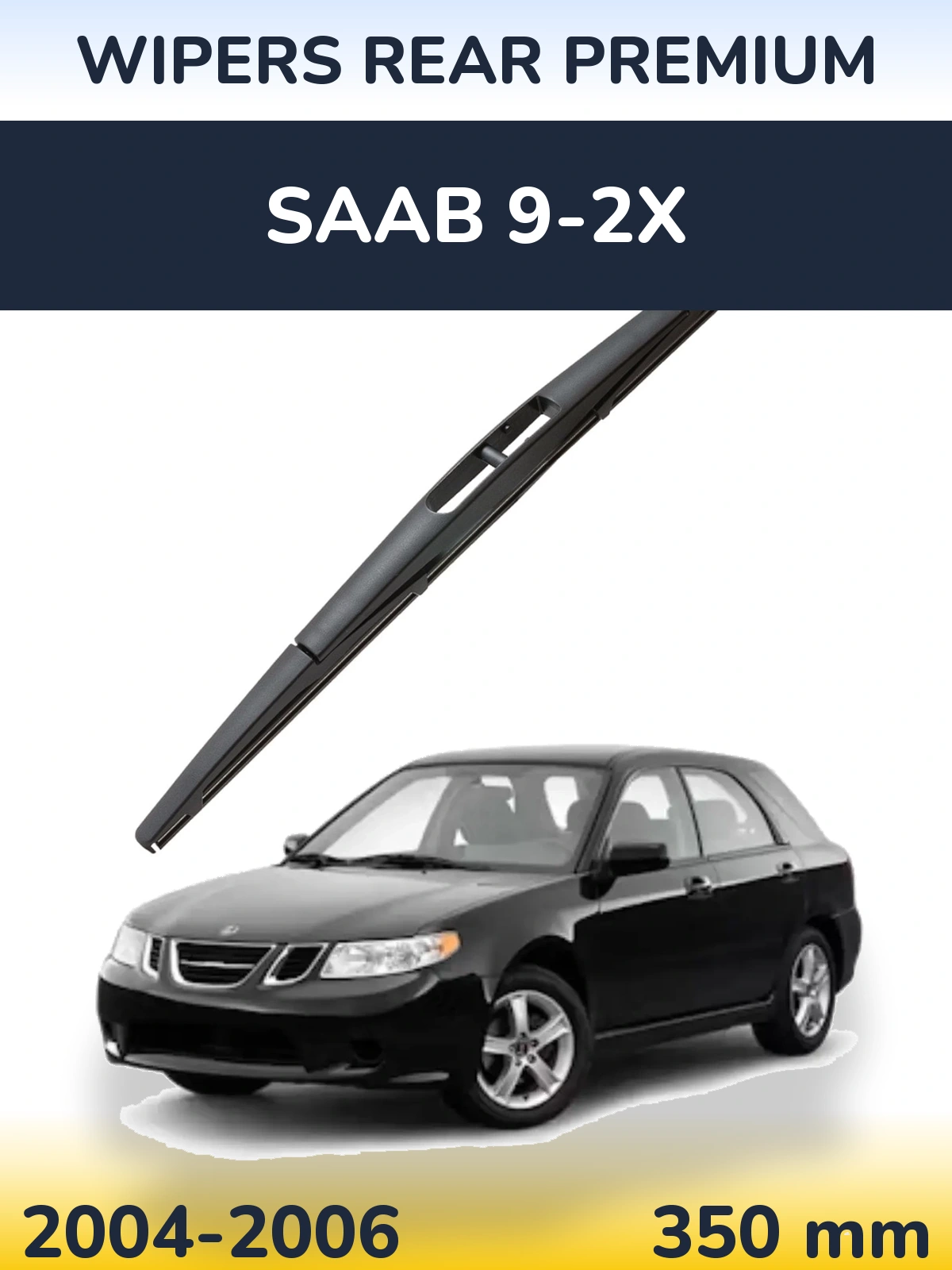 Rear wiper blade WIPERS REAR PREMIUM 350 mm for SAAB 9-2X 2004-2006