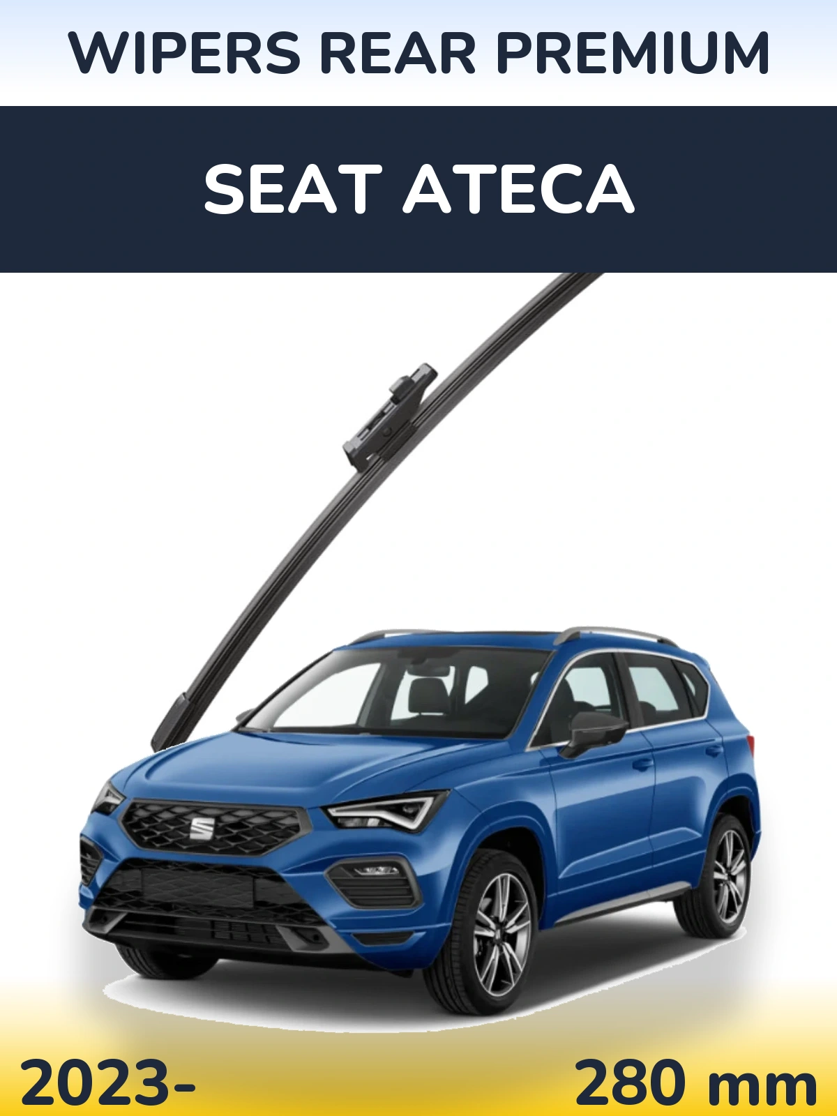 Задний дворник WIPERS REAR PREMIUM 280 мм для SEAT Ateca 2023-2026