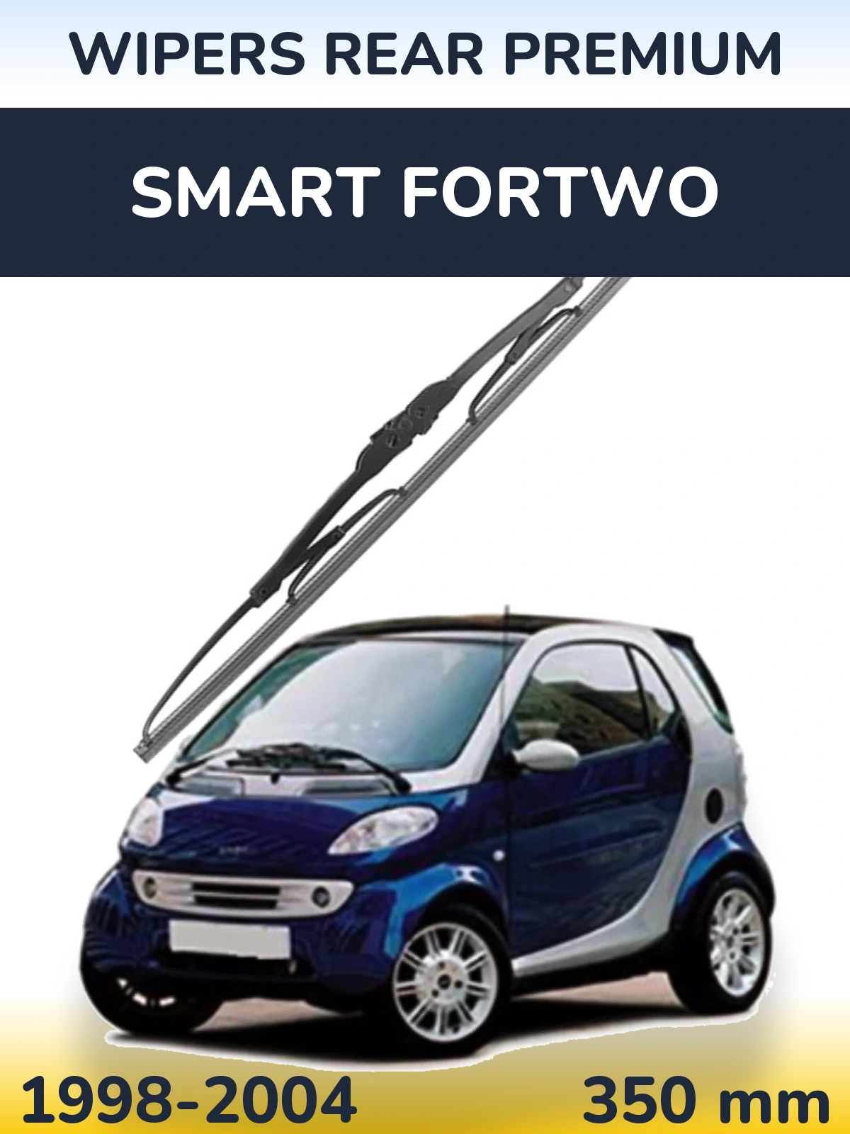 Rear wiper blade WIPERS REAR PREMIUM 350 mm for Smart Fortwo 1998-2004