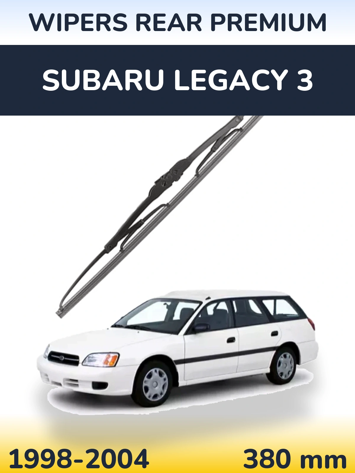 Задний дворник WIPERS REAR PREMIUM 380 мм для Subaru Legacy 3 1998-2004