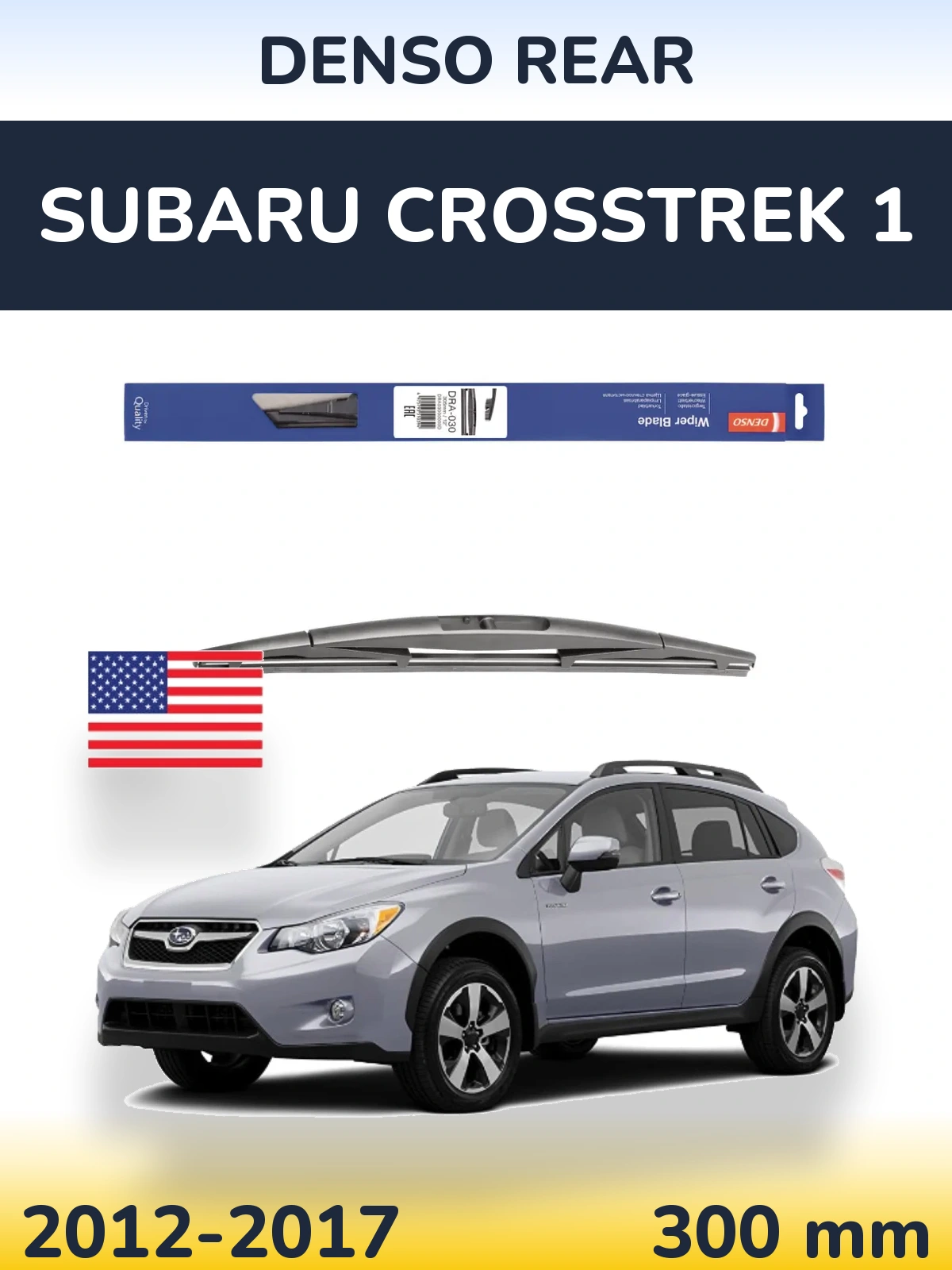 Задний дворник Denso Rear 300 мм для Subaru Crosstrek 1 2012-2017