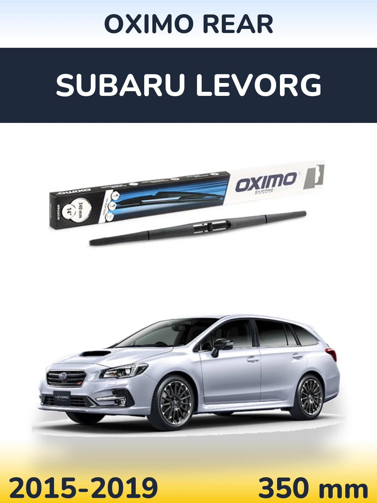 Rear wiper blade Oximo Rear 350 mm for Subaru Levorg 2015-2019