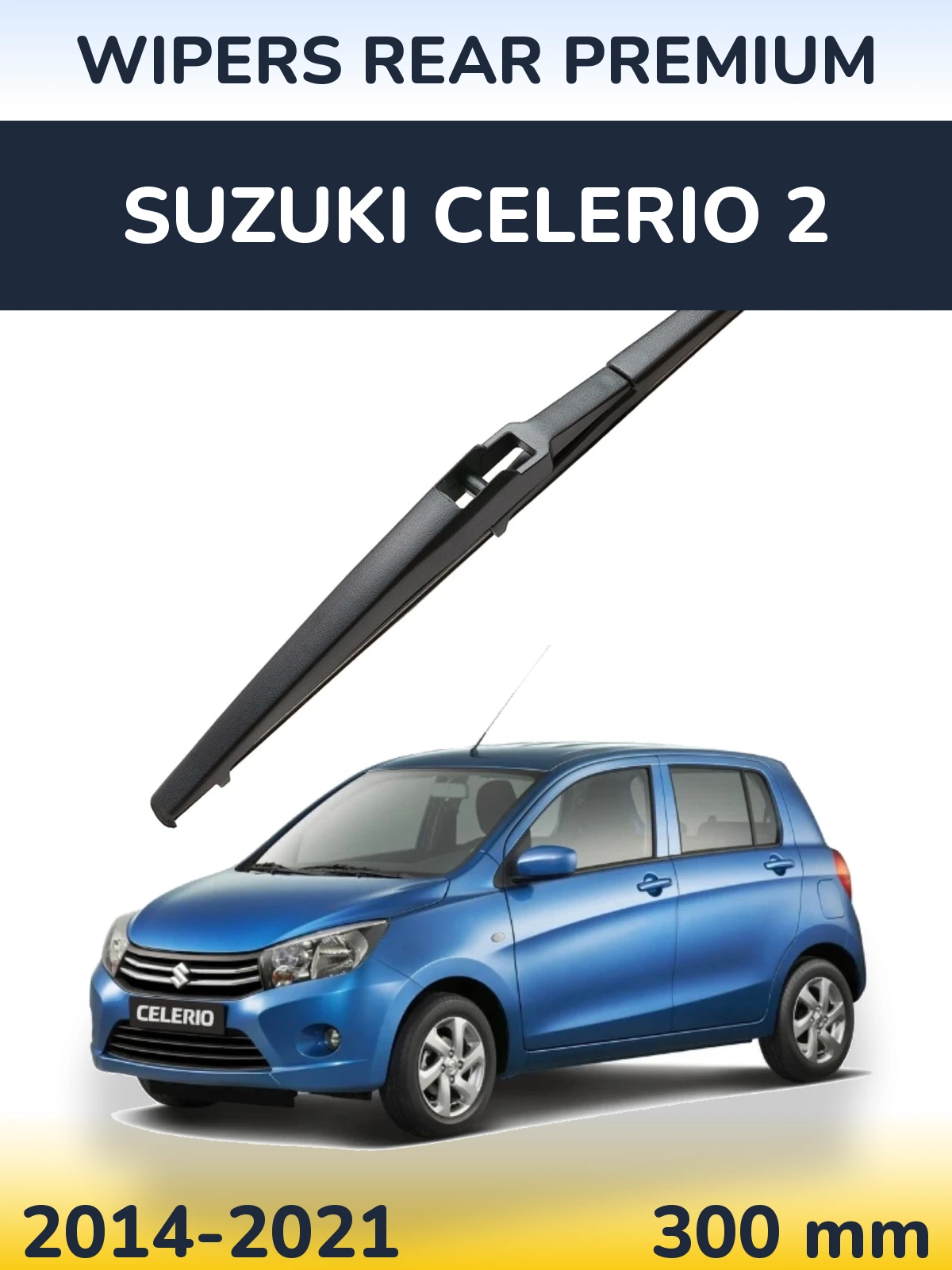 Rear wiper blade WIPERS REAR PREMIUM 300 mm for Suzuki Celerio 2 2014-2021