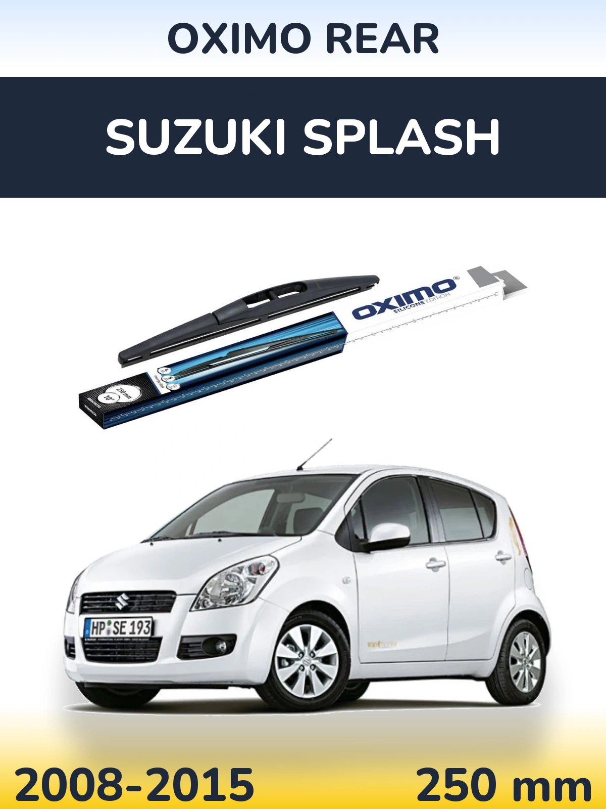 Задня щітка Oximo Rear 250 мм для Suzuki Splash 2008-2015