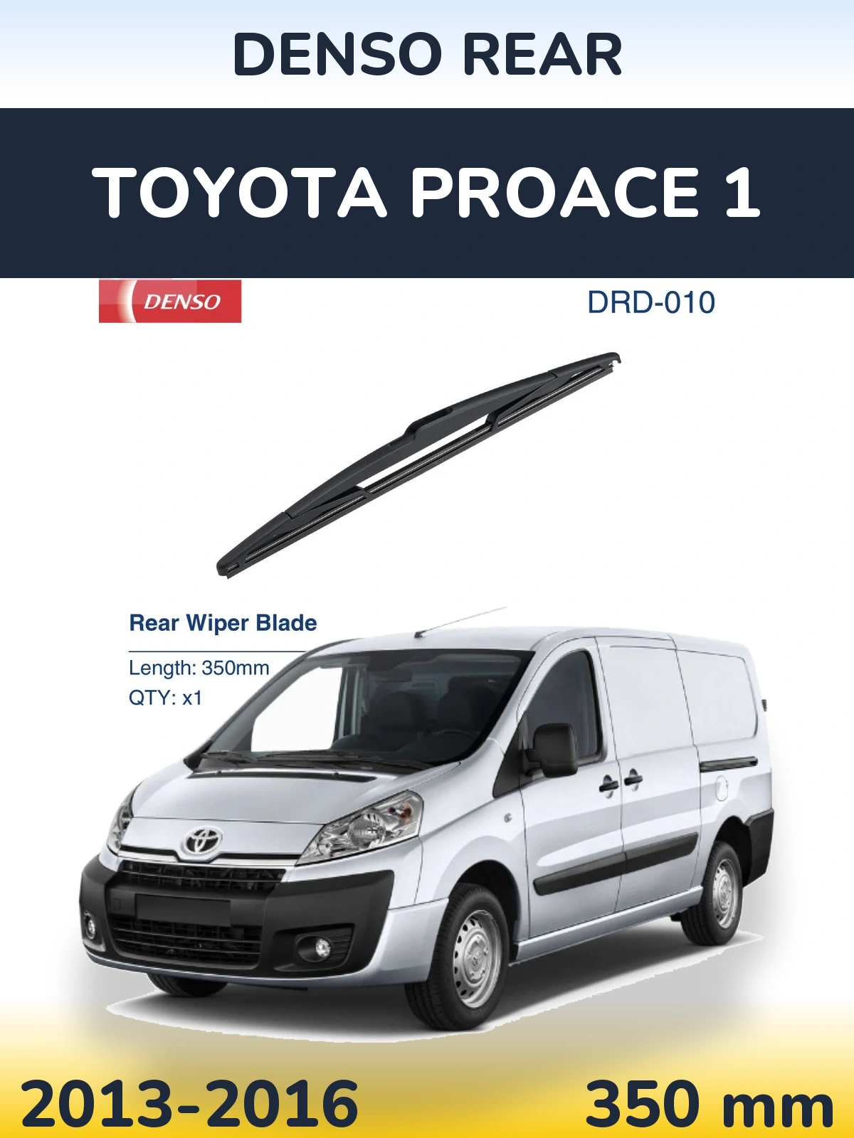Задний дворник Denso Rear 350 мм для Toyota ProAce 1 2013-2016