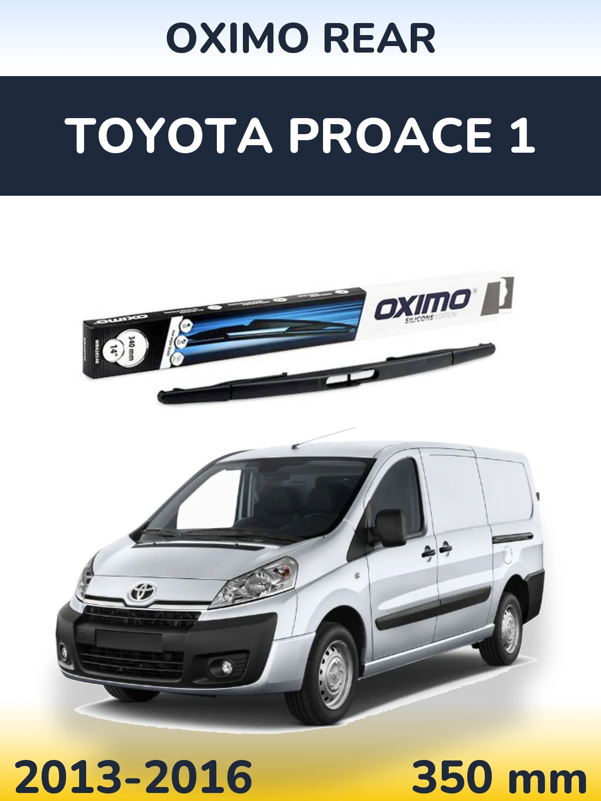 Rear wiper blade Oximo Rear 350 mm for Toyota ProAce 1 2013-2016