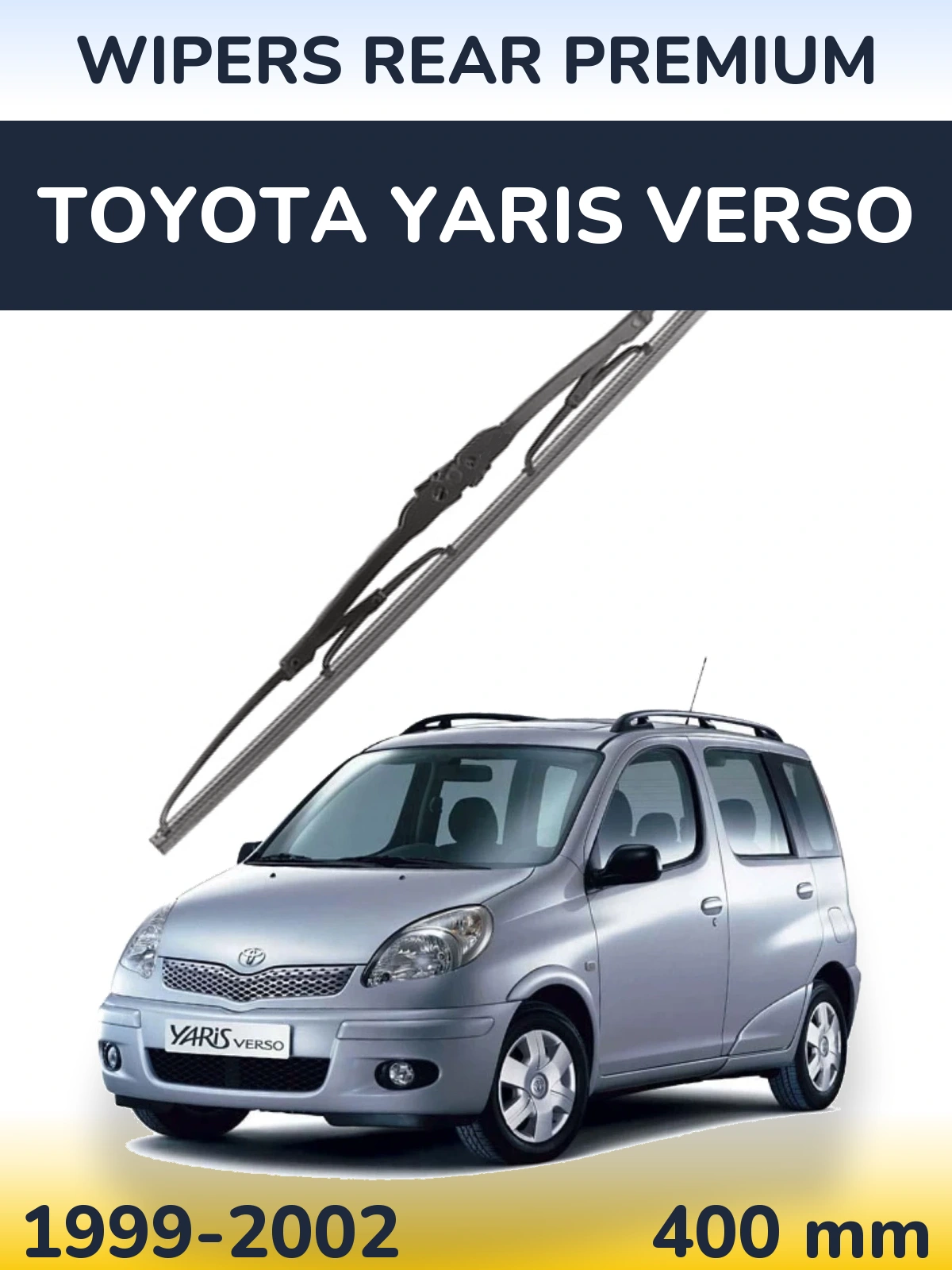 Задний дворник WIPERS REAR PREMIUM 400 мм для Toyota Yaris Verso 1999-2002