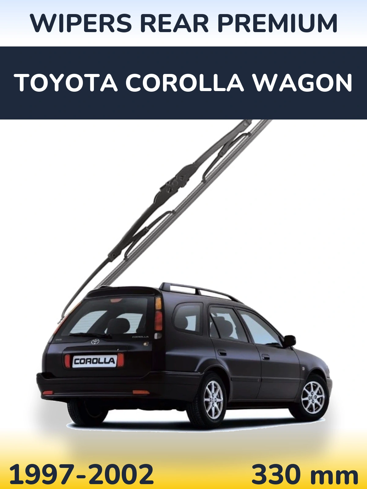 Rear wiper blade WIPERS REAR PREMIUM 330 mm for Toyota Corolla Wagon 1997-2002