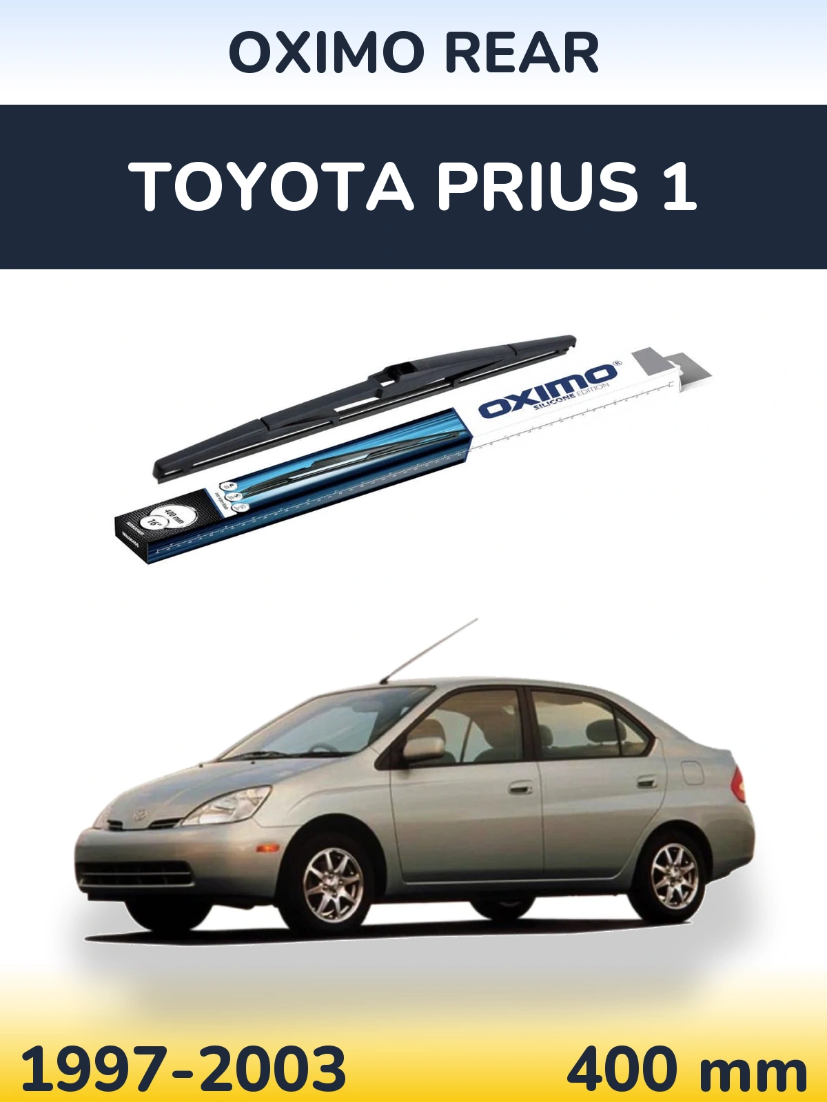 Rear wiper blade Oximo Rear 400 mm for Toyota Prius 1 1997-2003