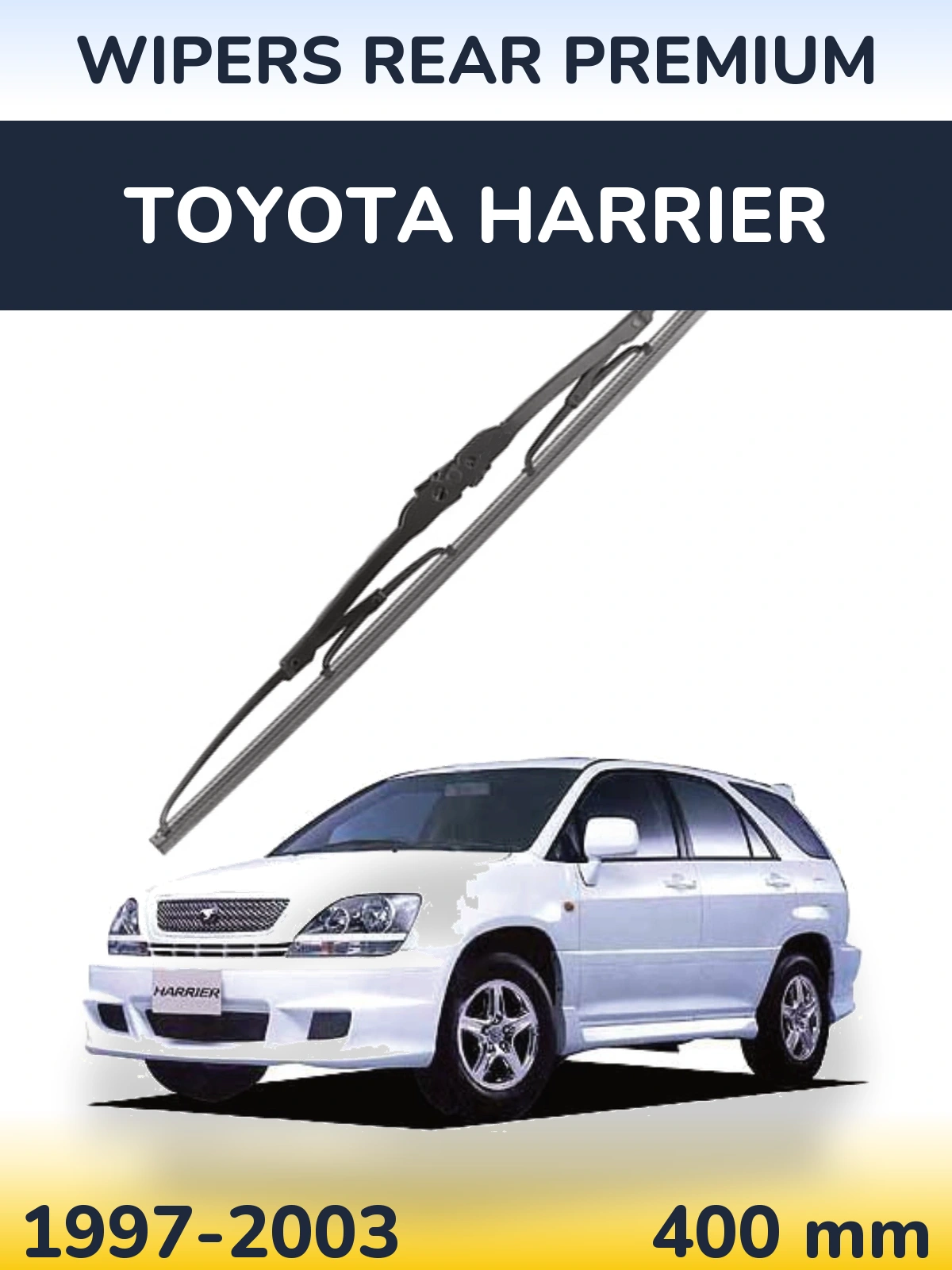 Rear wiper blade WIPERS REAR PREMIUM 400 mm for Toyota Harrier 1997-2003