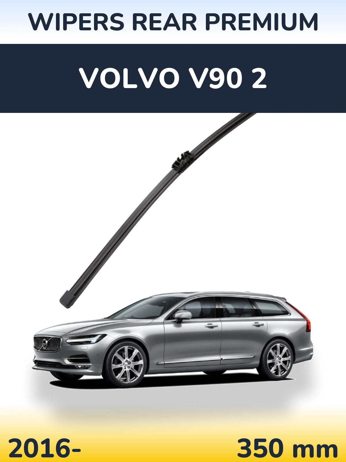 Rear wiper blade WIPERS REAR PREMIUM 350 mm for Volvo V90 2 2016-2026