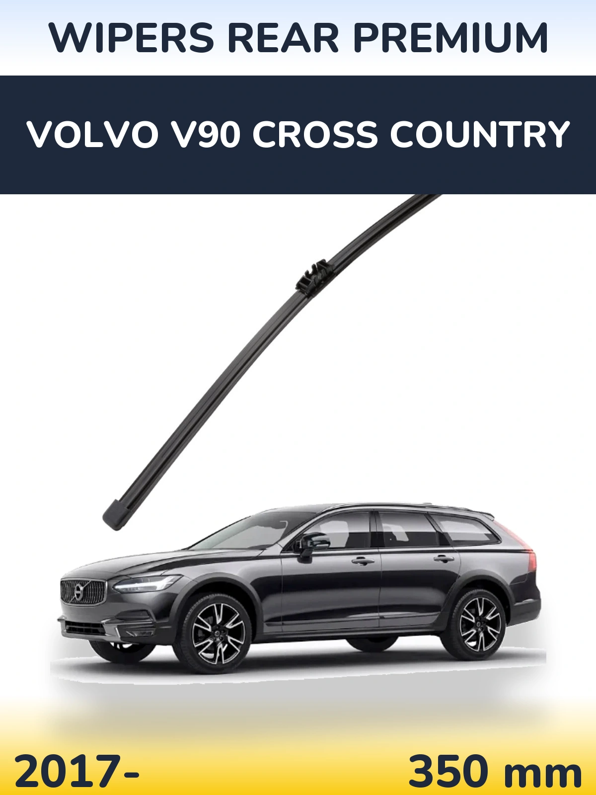 Rear wiper blade WIPERS REAR PREMIUM 350 mm for Volvo V90 Cross Country 2017-2026