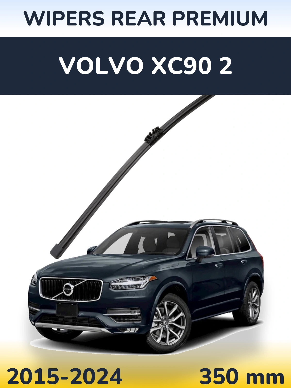 Rear wiper blade WIPERS REAR PREMIUM 350 mm for Volvo XC90 2 2015-2024
