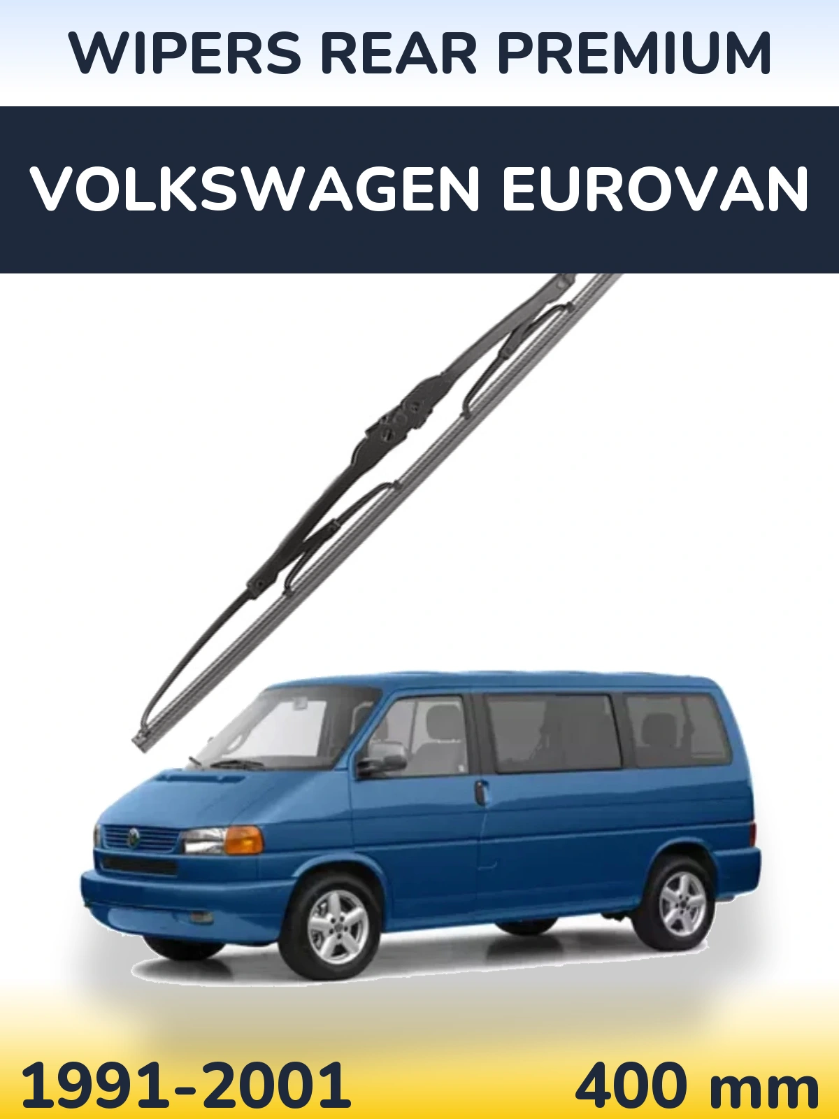 Rear wiper blade WIPERS REAR PREMIUM 400 mm for Volkswagen Eurovan 1991-2001