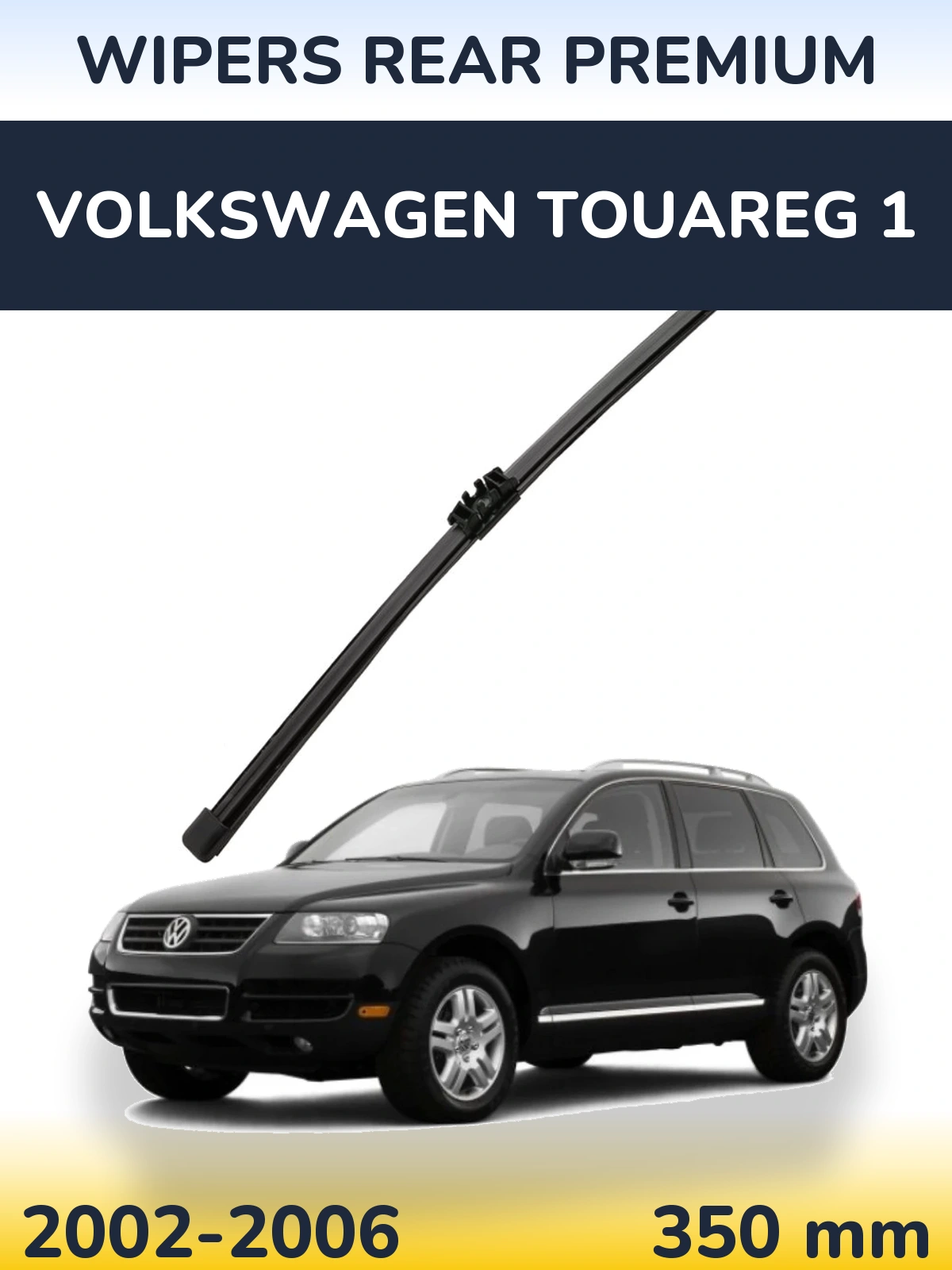 Rear wiper blade WIPERS REAR PREMIUM 350 mm for Volkswagen Touareg 1 2002-2006